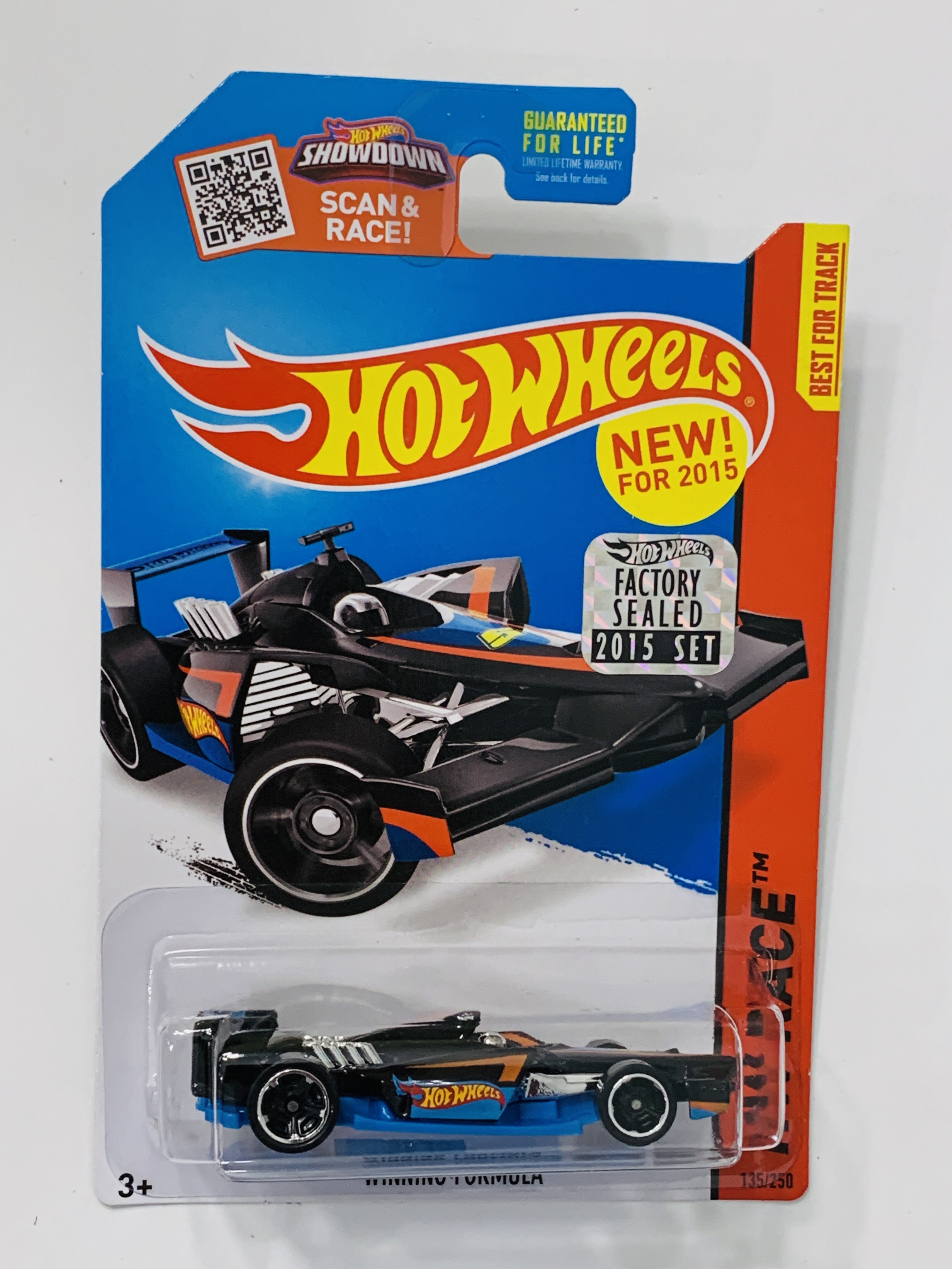 Hot Wheels 2015 Factory Set #135 Winning Formula - Black