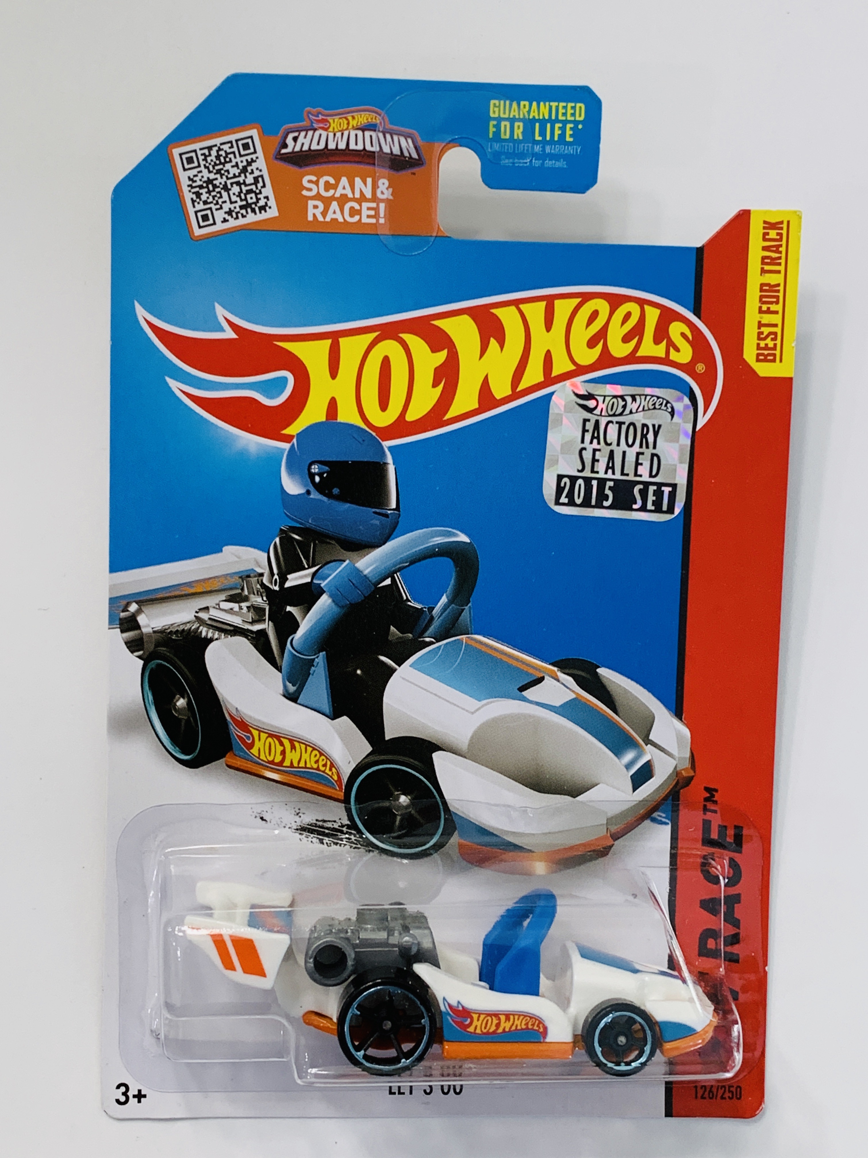 Hot Wheels 2015 Factory Set #126 Let's Go - White