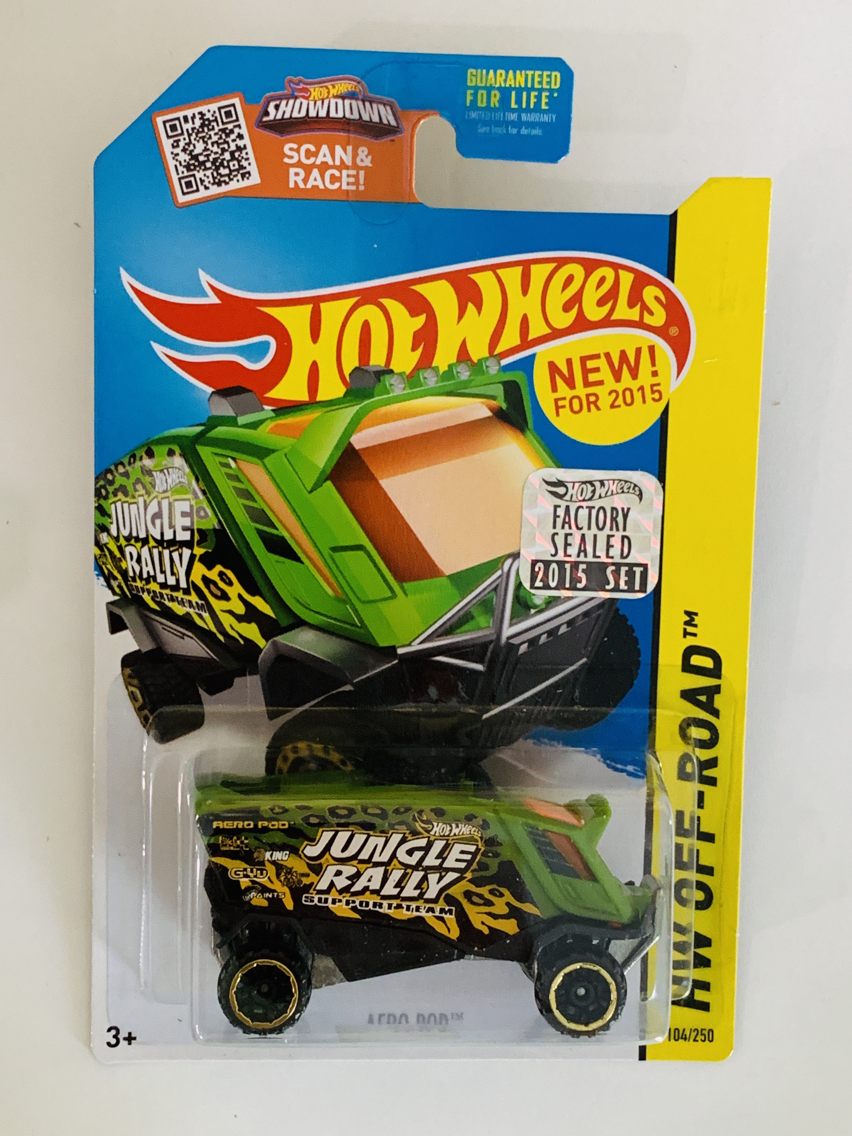 Hot Wheels 2015 Factory Set #104 Aero Pod - Green