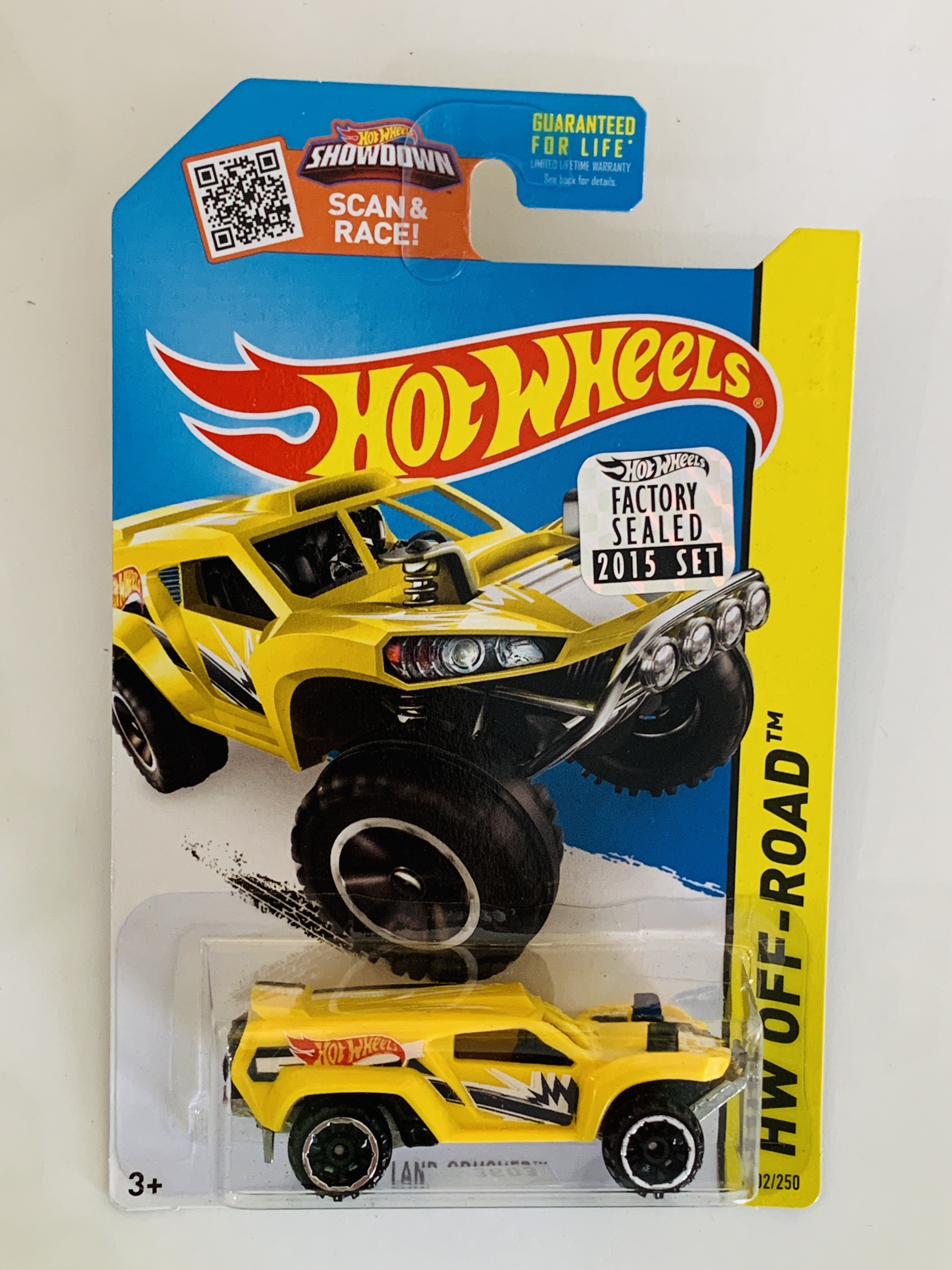 Hot Wheels 2015 Factory Set #102 Land Crusher - Yellow