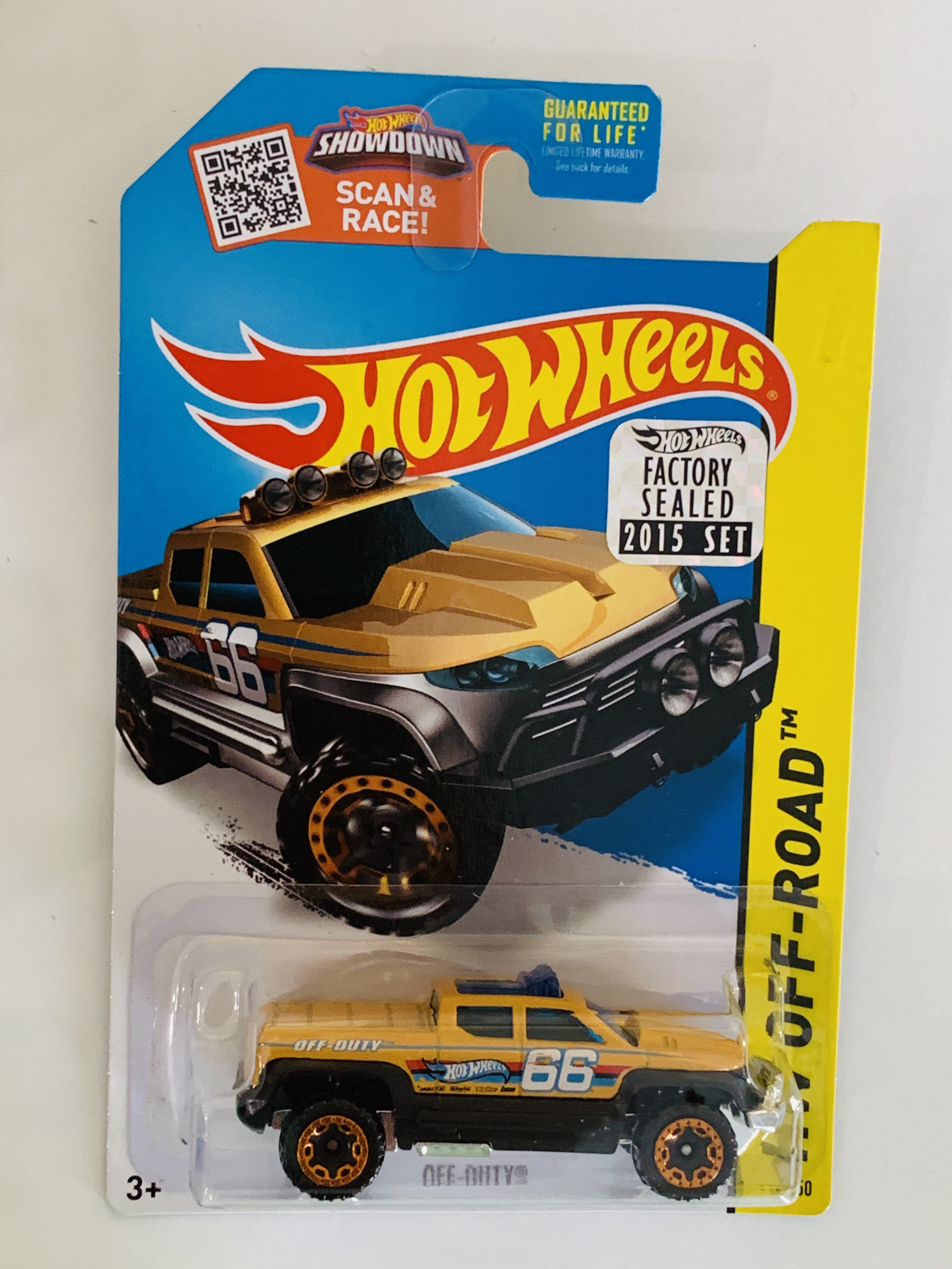 Hot Wheels 2015 Factory Set #116 Off-Duty - Yellow