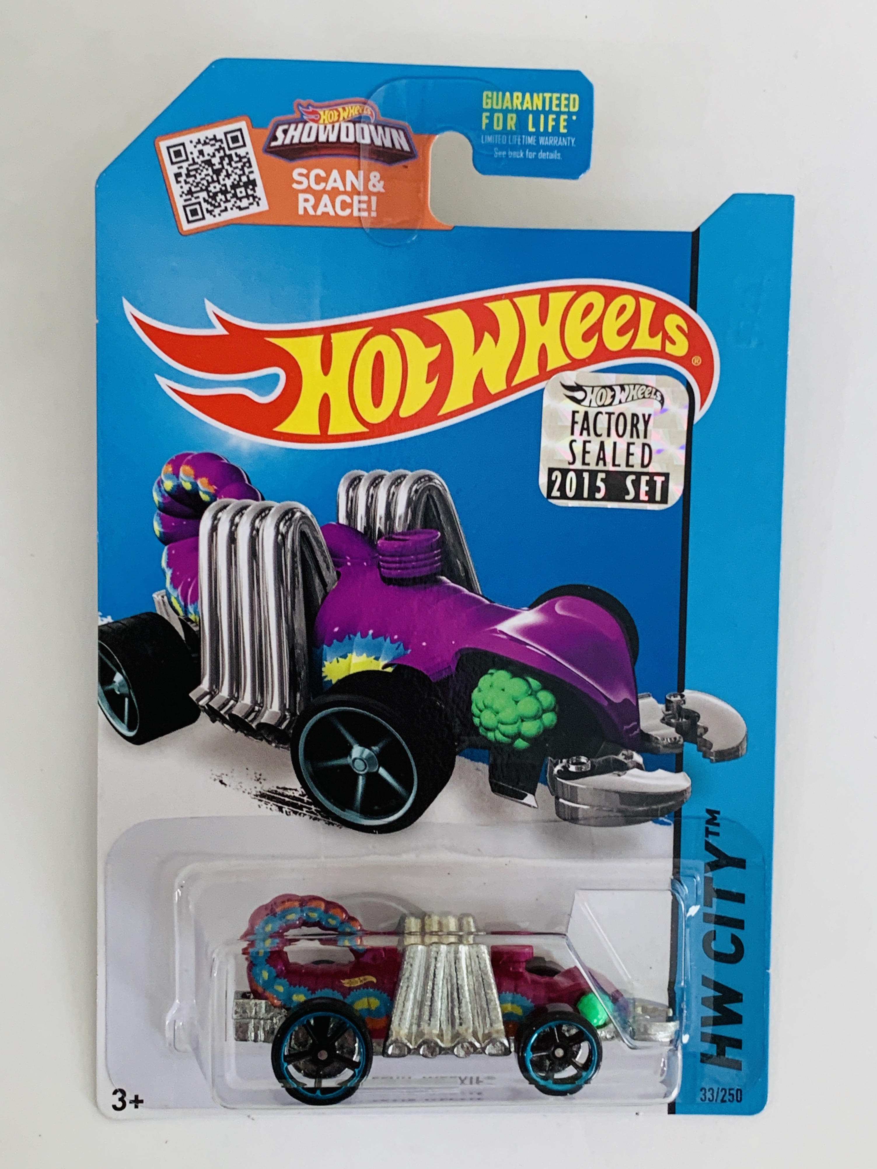 Hot Wheels 2015 Factory Set #33 Eevil Weevil - Magenta