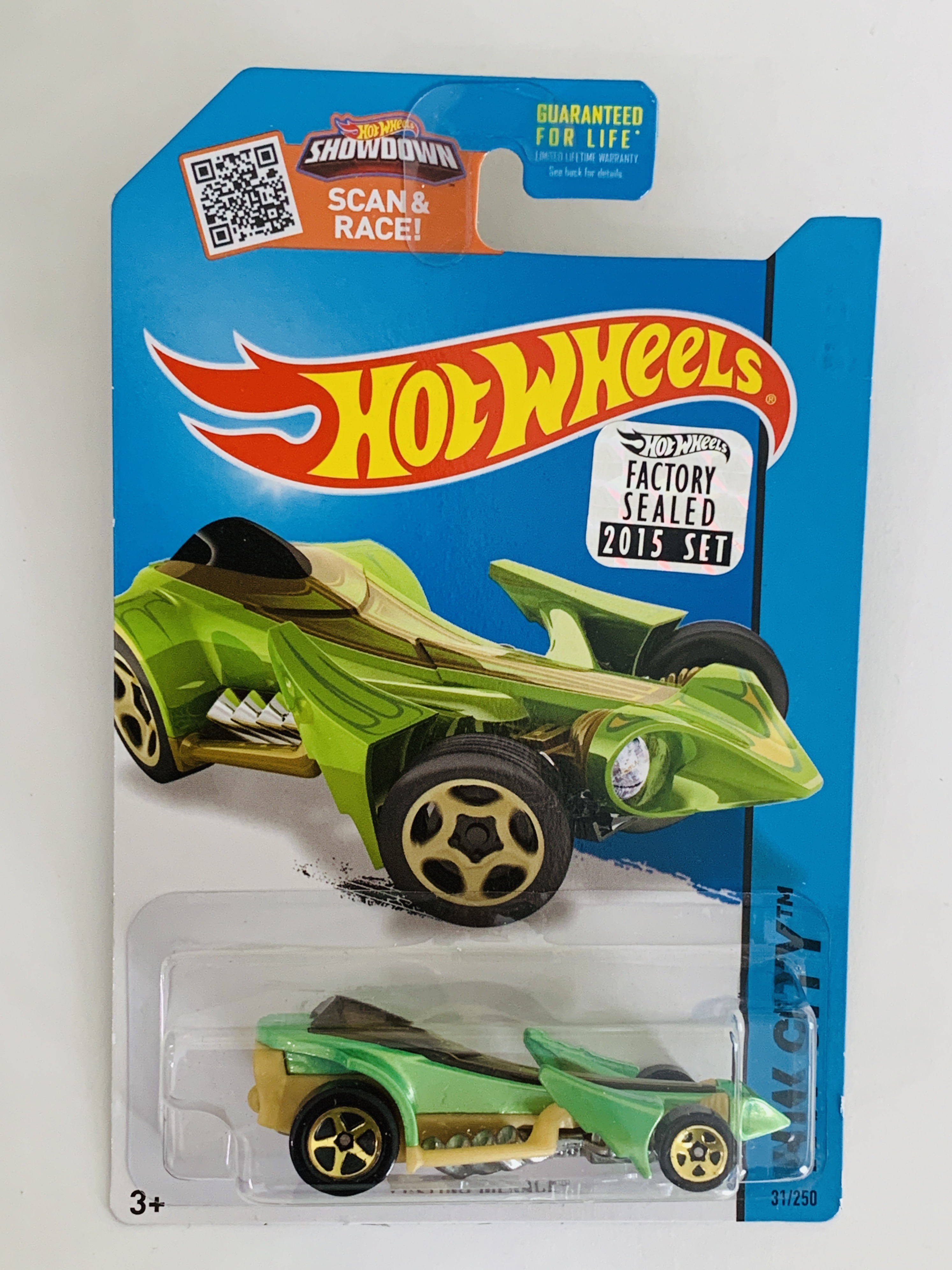 Hot Wheels 2015 Factory Set #31 Preying Menace - Green