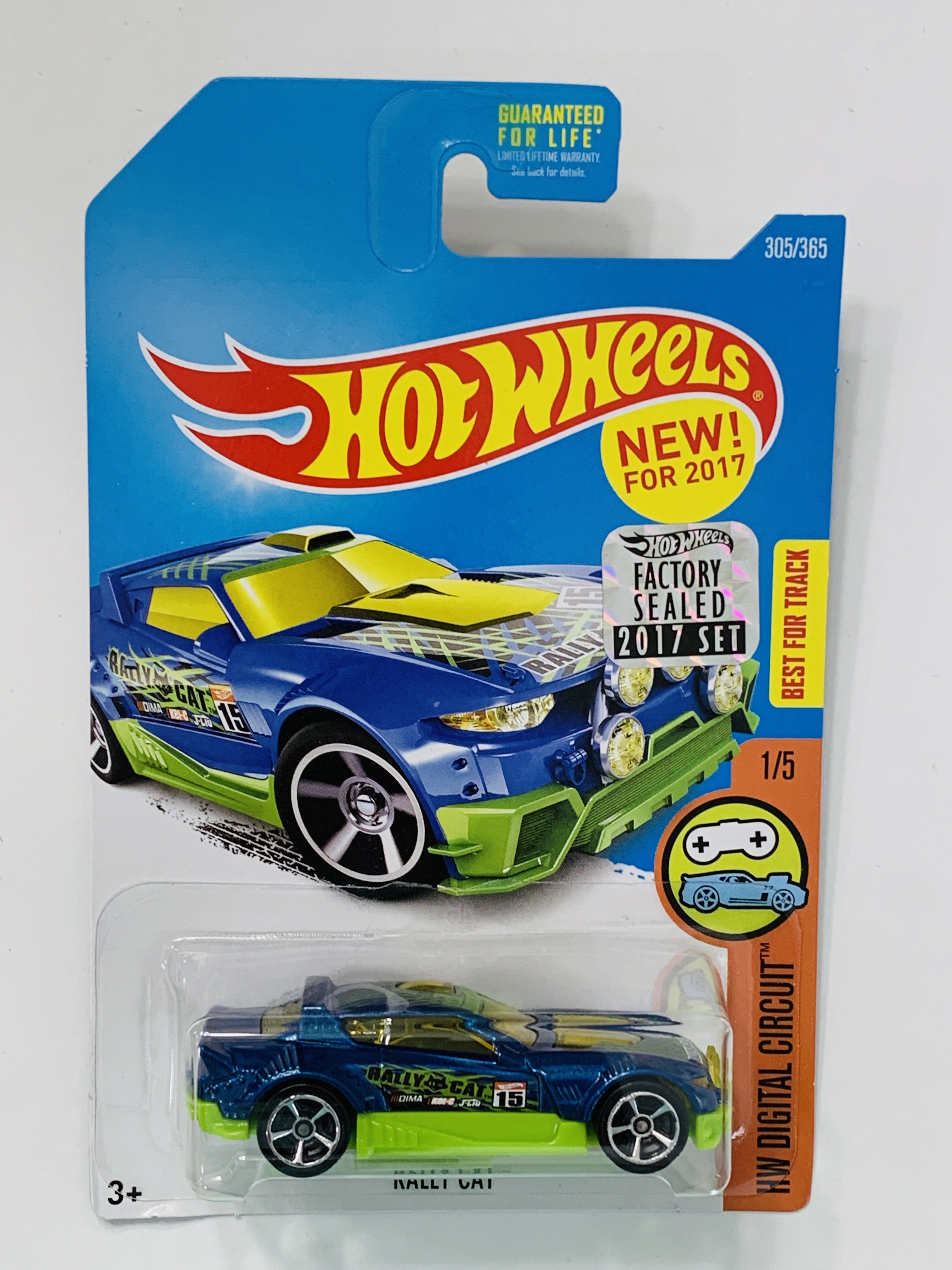 Hot Wheels 2017 Factory Set #305 Rally Cat - Blue