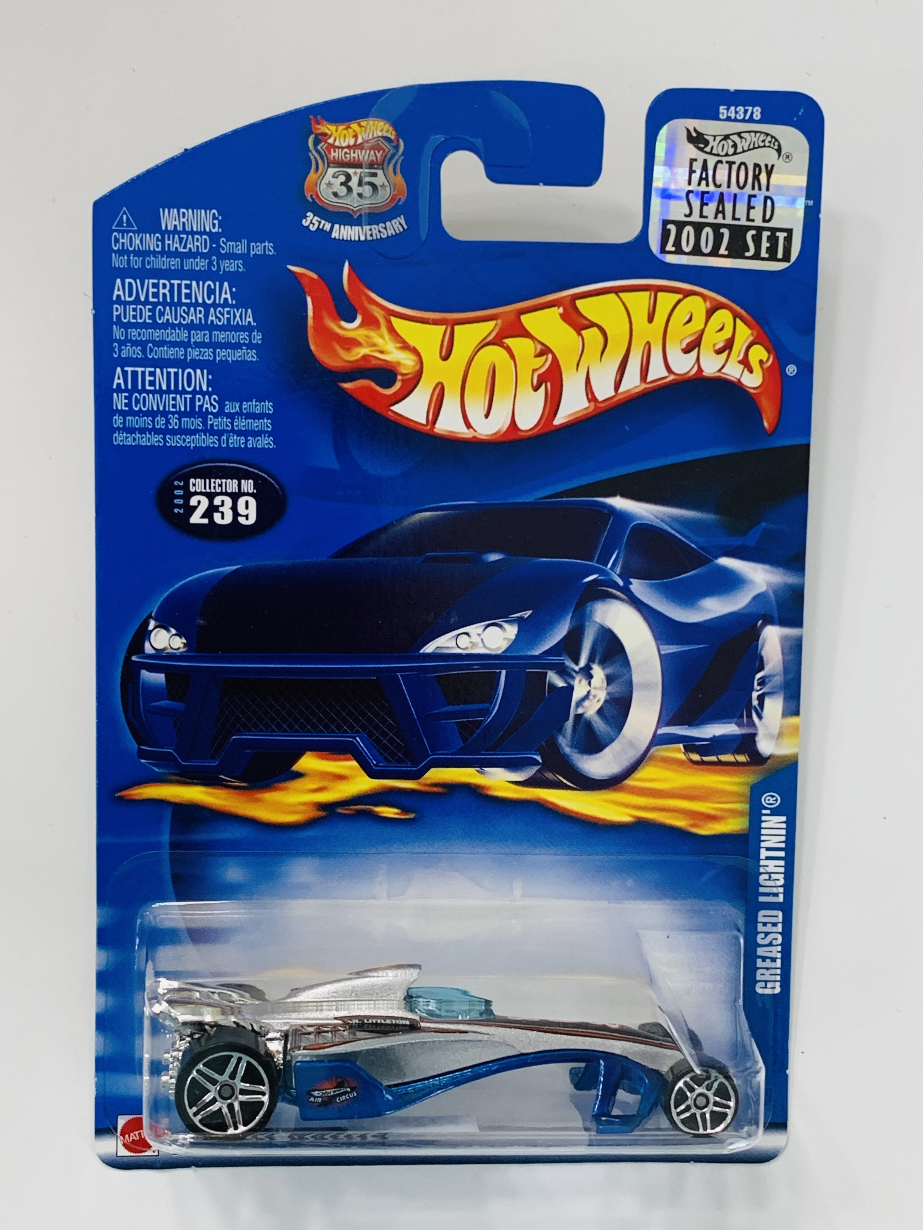 Hot Wheels 2002 Factory Set #239 Greased Lightnin'