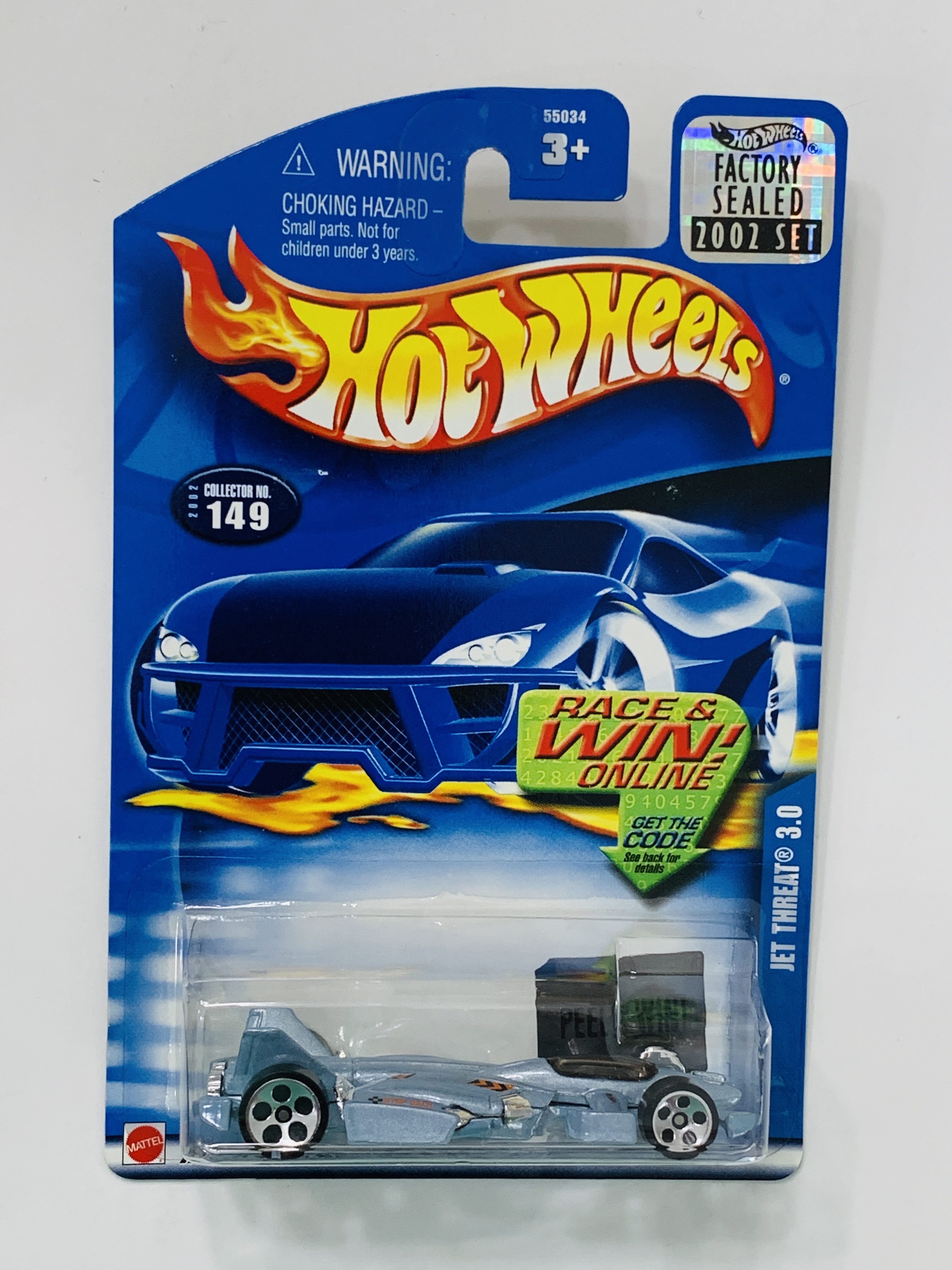 Hot Wheels 2002 Factory Set #149 Jet Threat 3.0