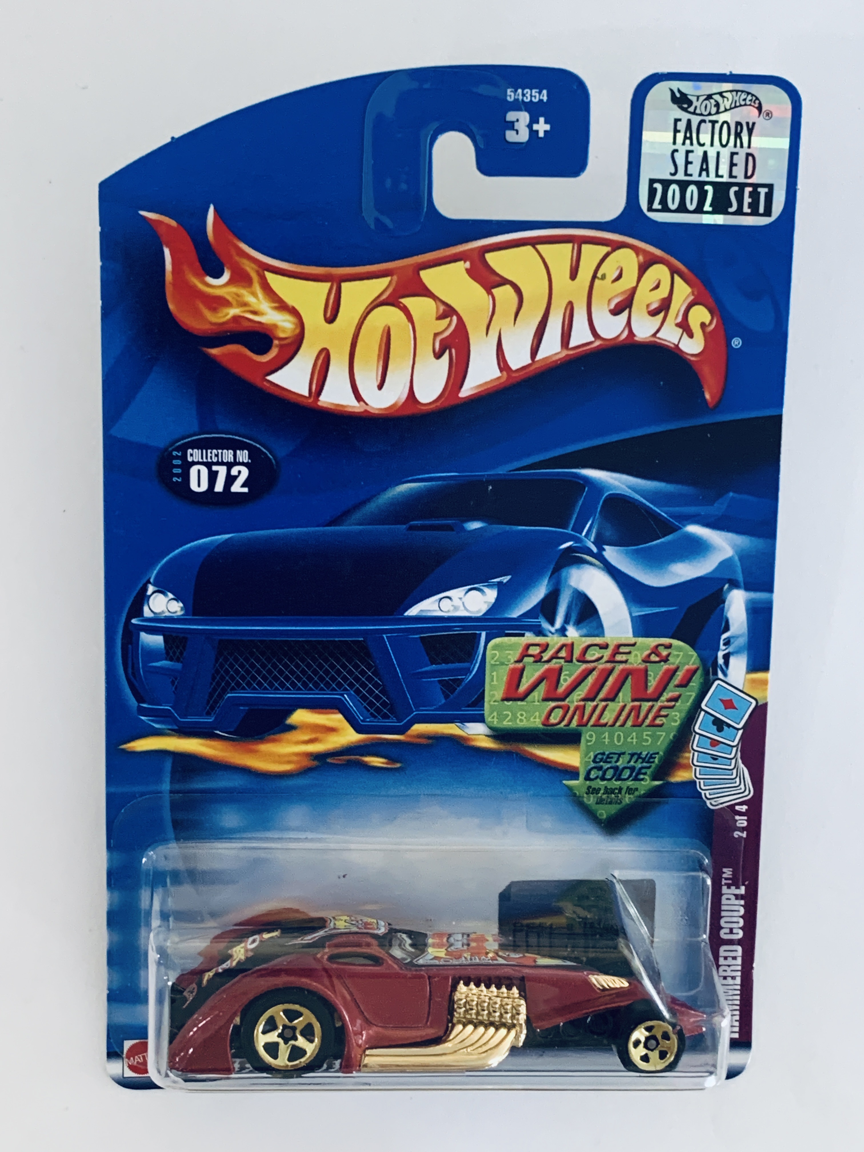 Hot Wheels 2002 Factory Set 072 Hammered Coupe