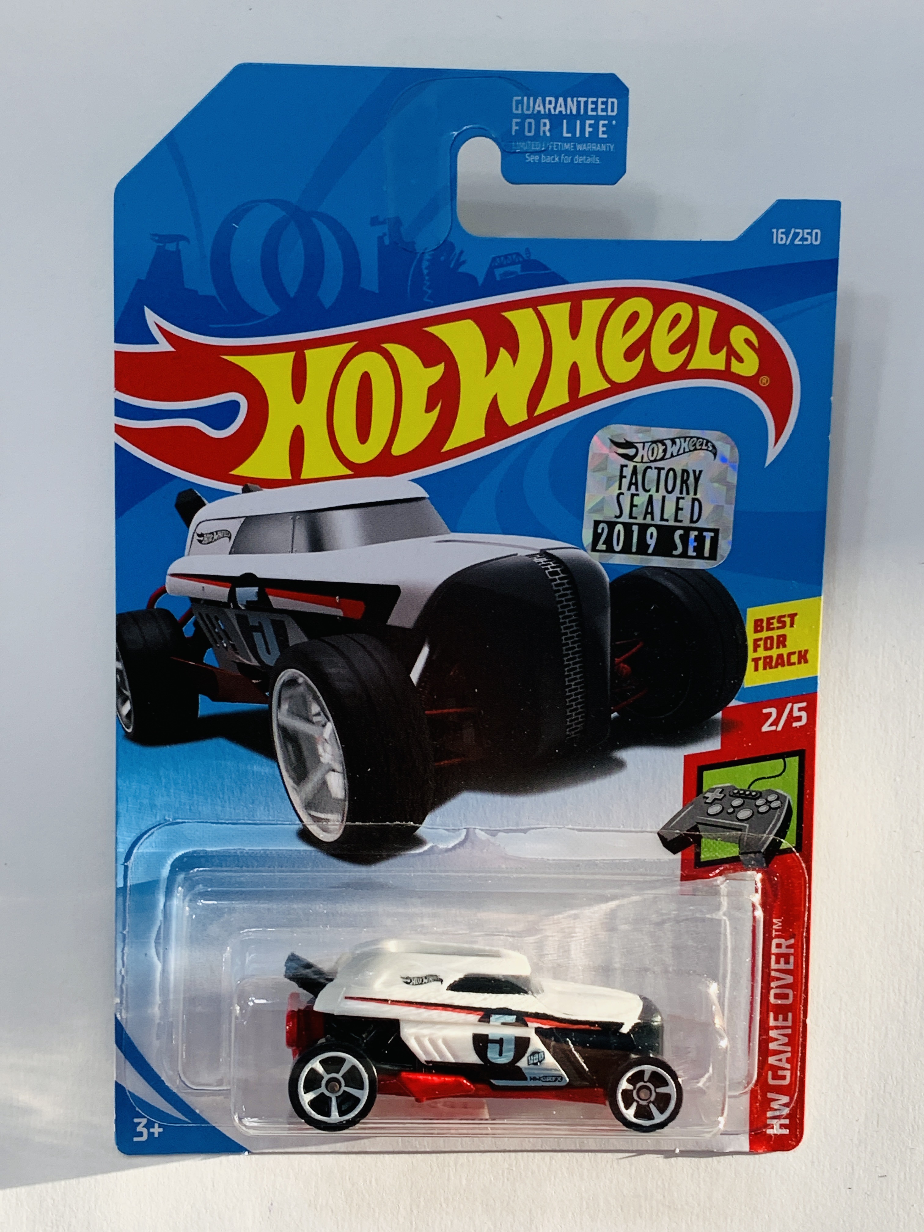 Hot Wheels 2019 Factory Set #16 Rip Rod - White