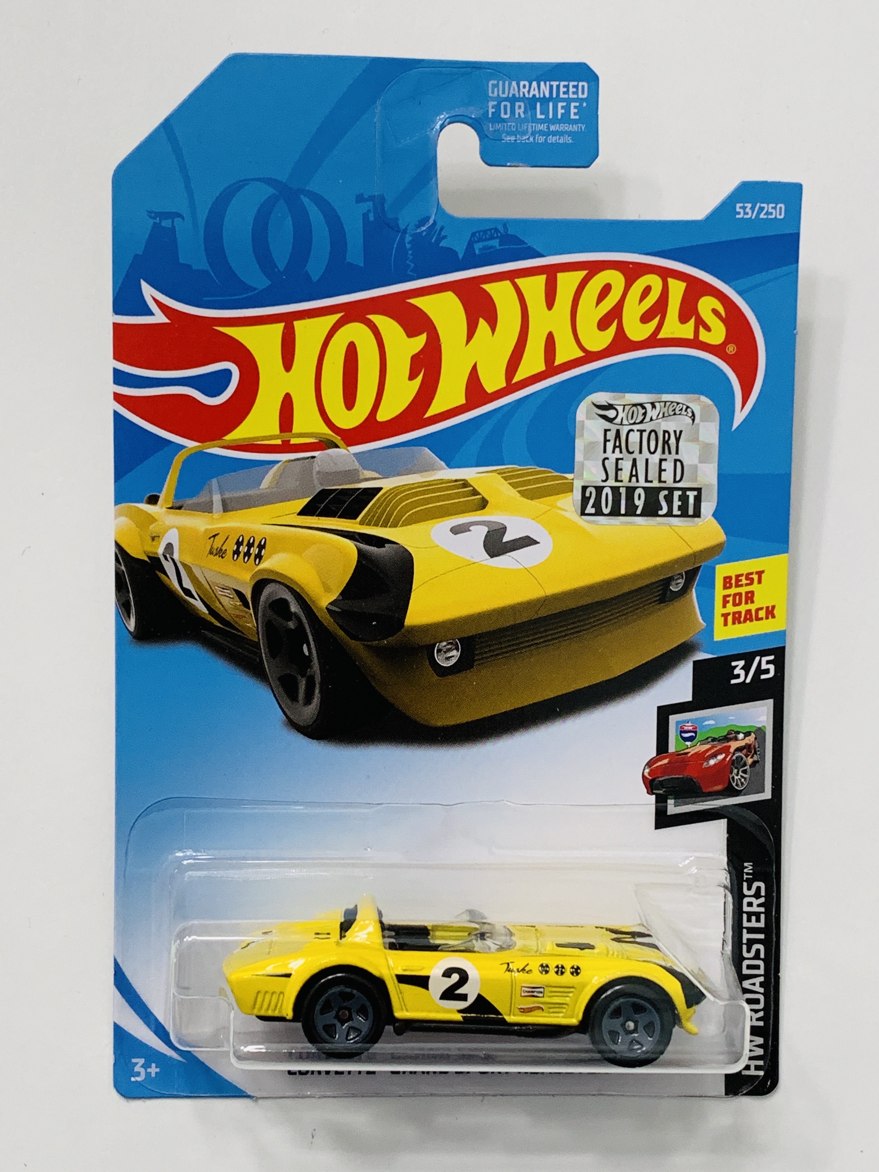 Hot Wheels 2019 Factory Set #53 Corvette Grand Sport Roadster