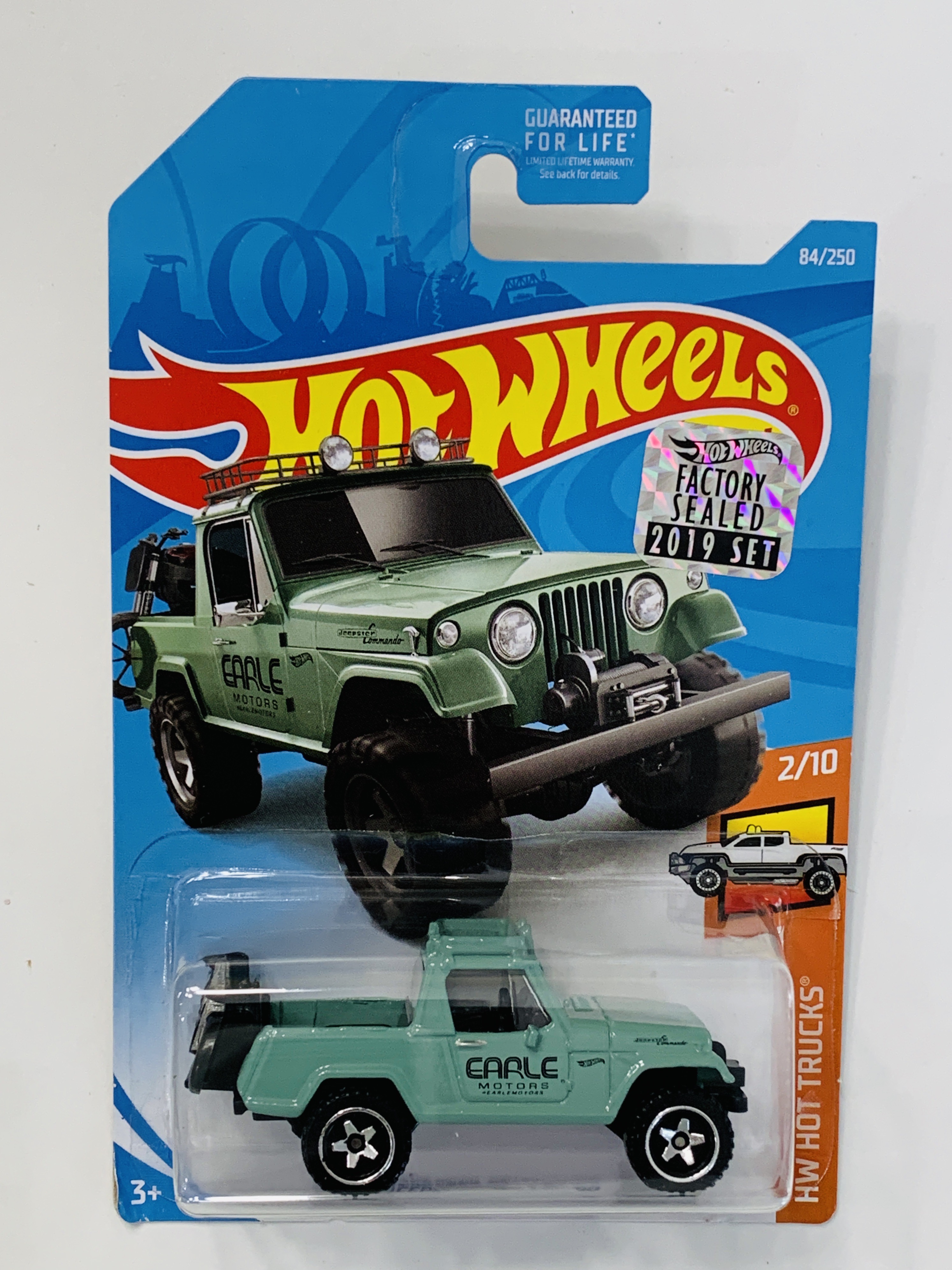 Hot Wheels 2019 Factory Set #84 '67 Jeepster Commando - Green