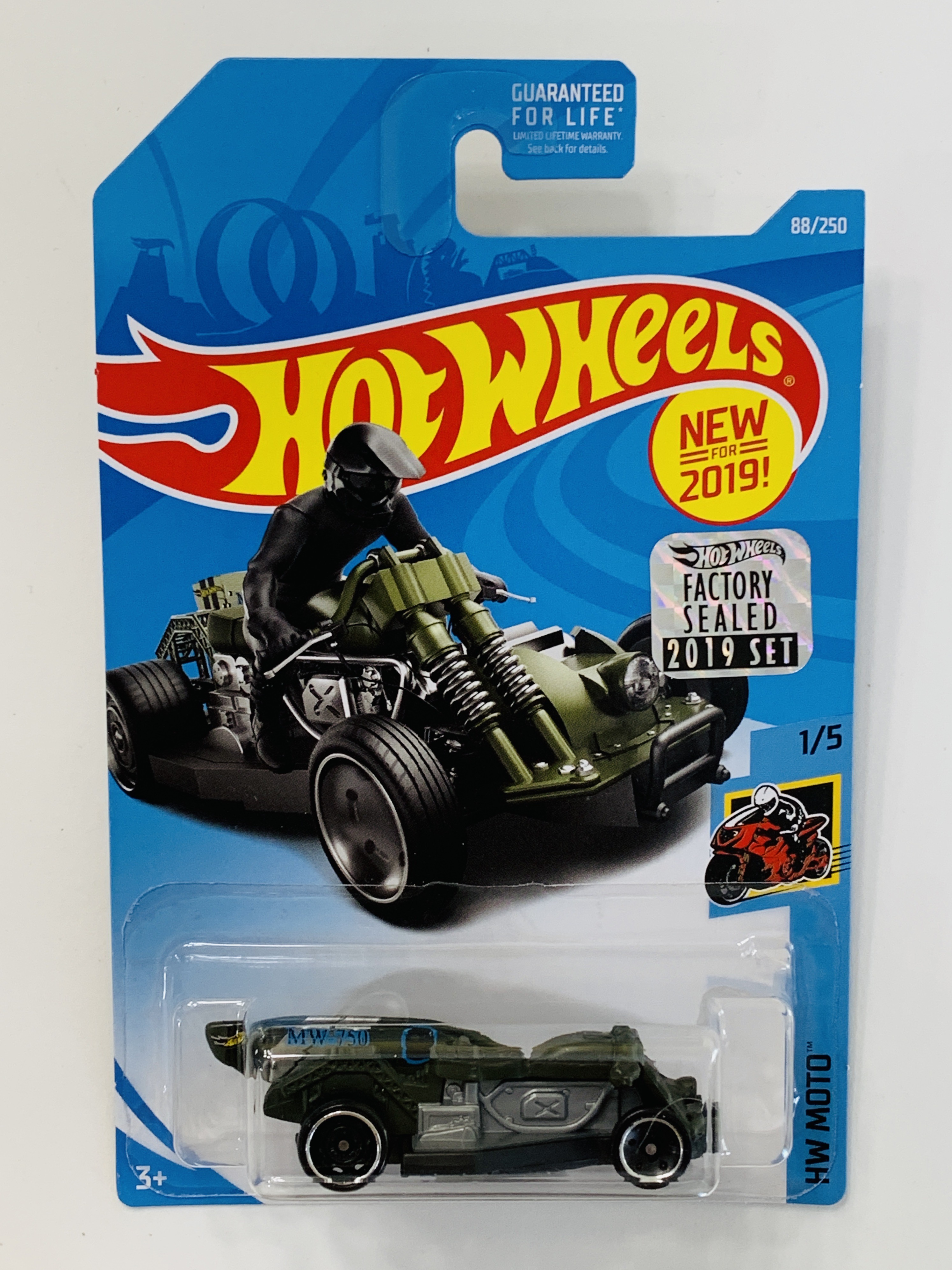 Hot Wheels 2019 Factory Set #88 Moto Wing - Grey