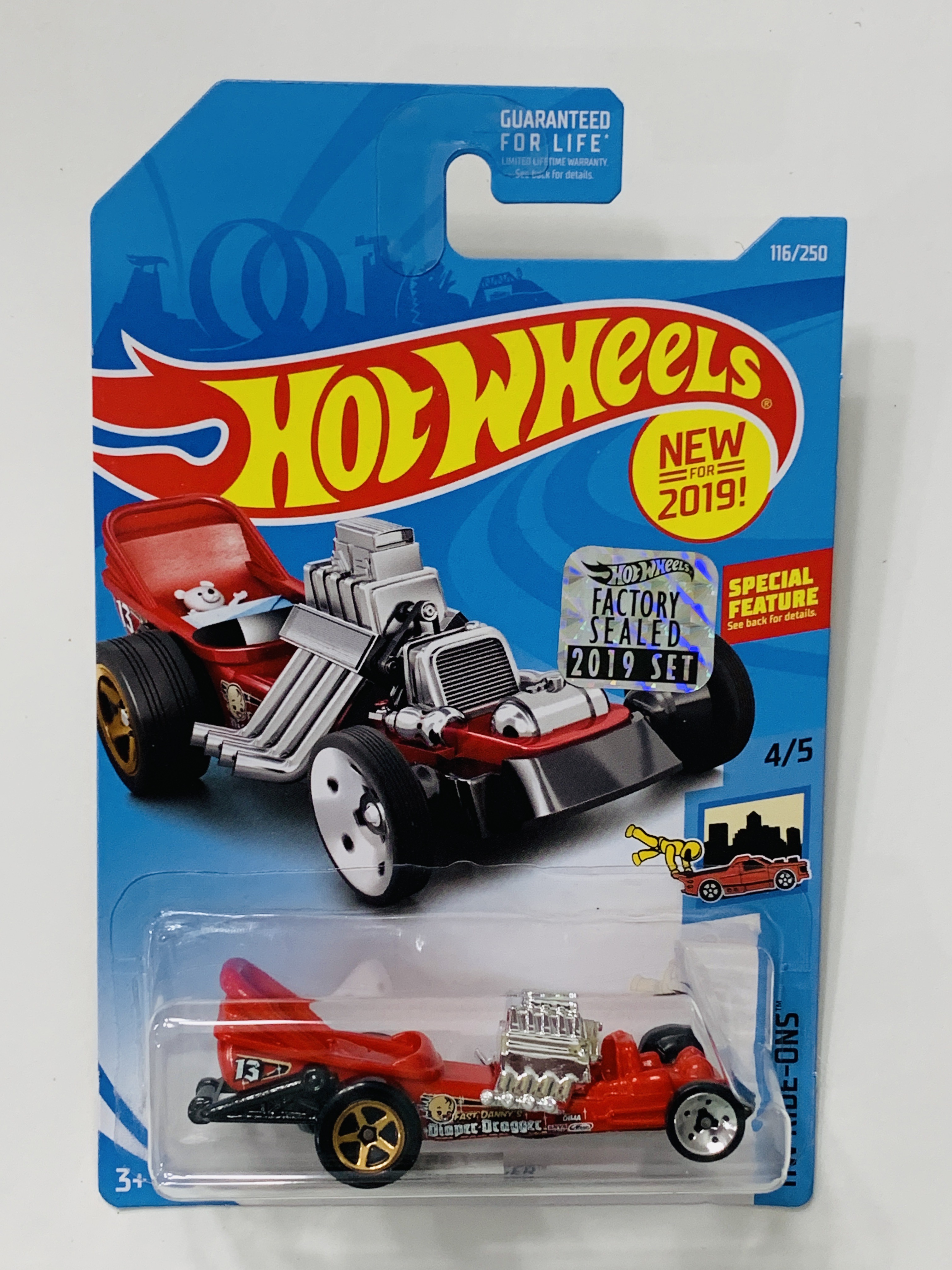 Hot Wheels 2019 Factory Set #116 Diaper Dragger - Red