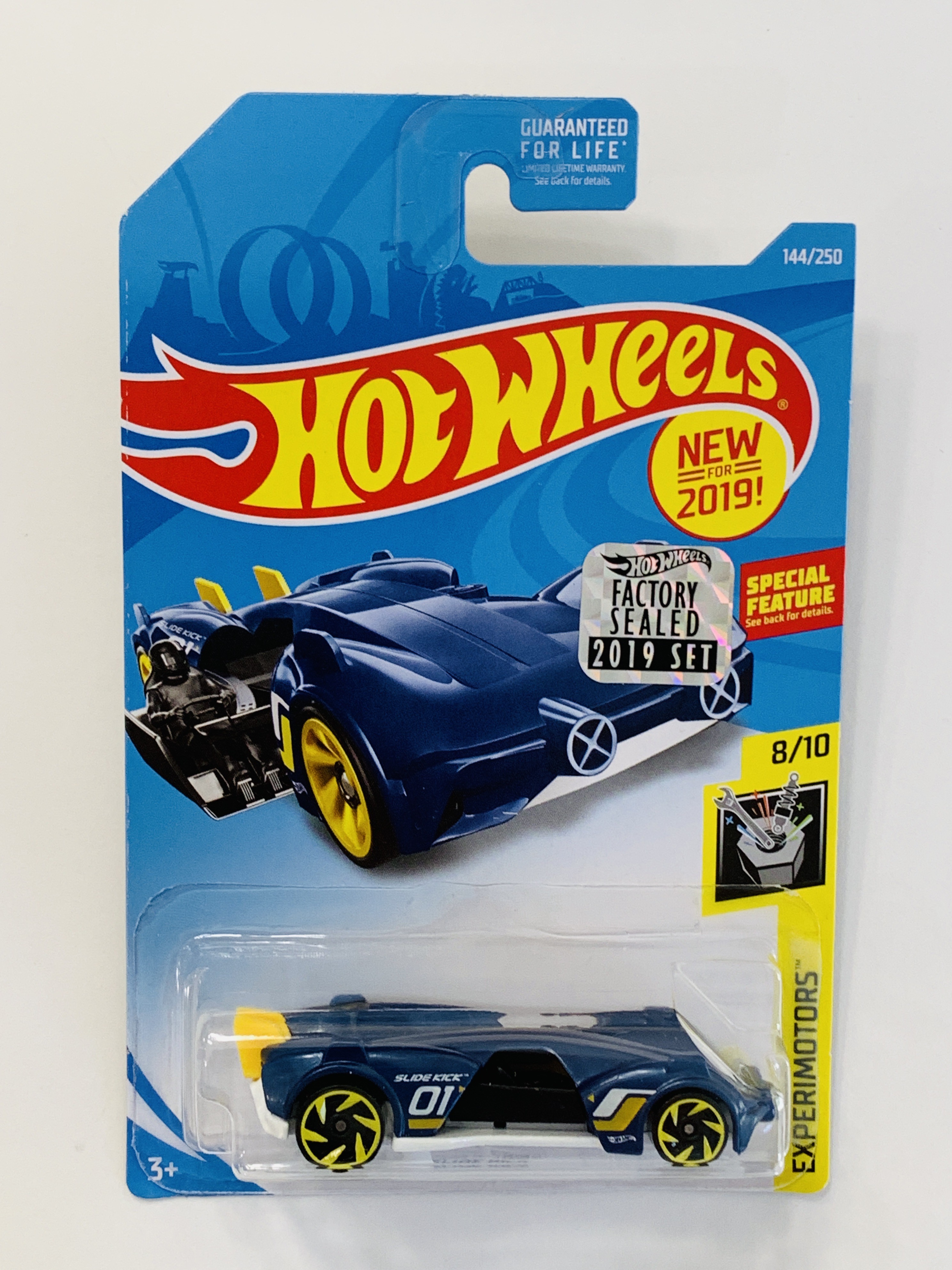 Hot Wheels 2019 Factory Set #144 Slide Kick - Steel Blue