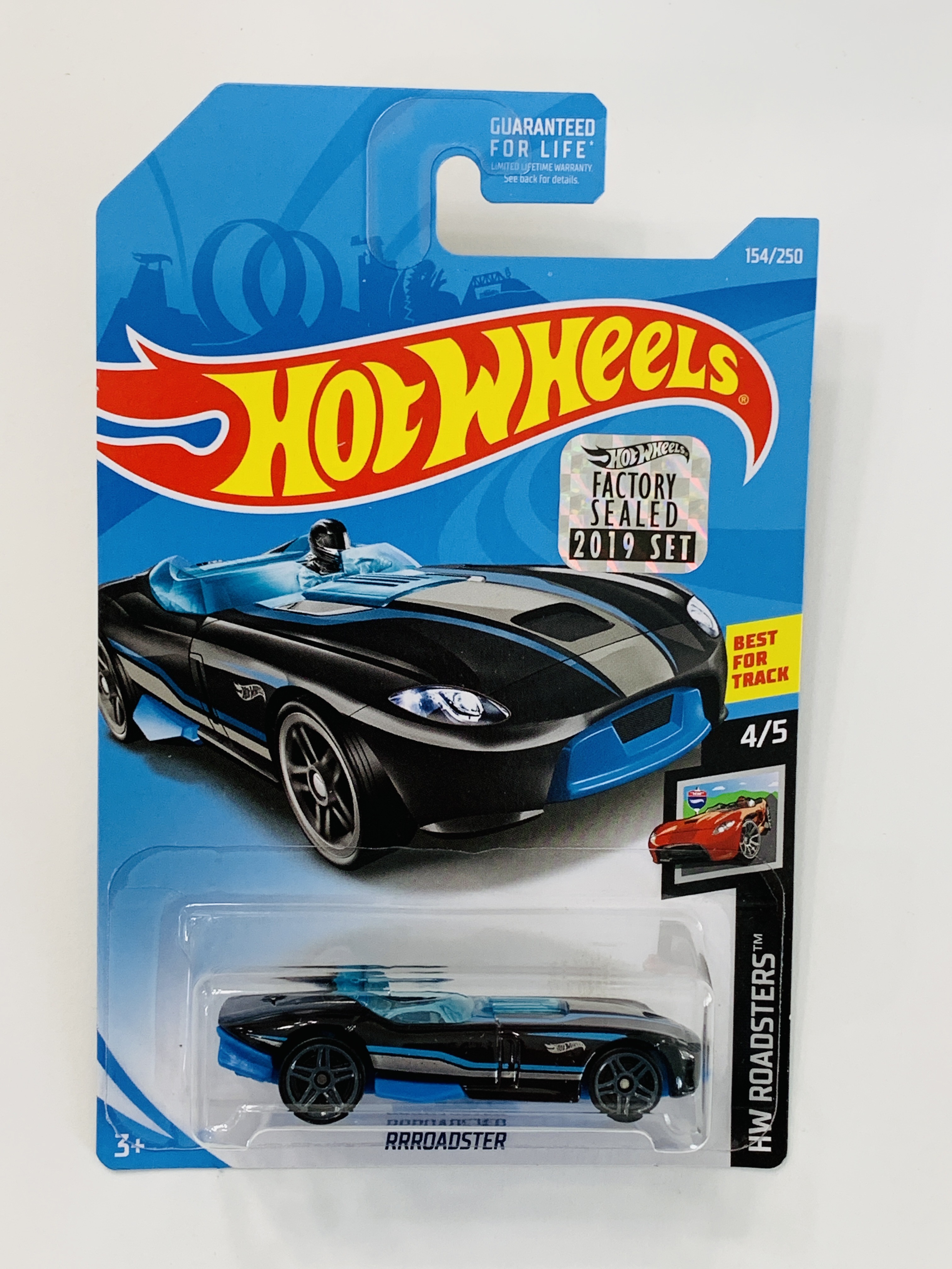 Hot Wheels 2019 Factory Set #154 RRRoadster - Black