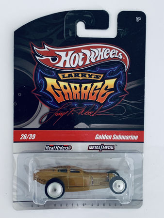 Hot Wheels Larry's Garage Golden Submarine - Gold