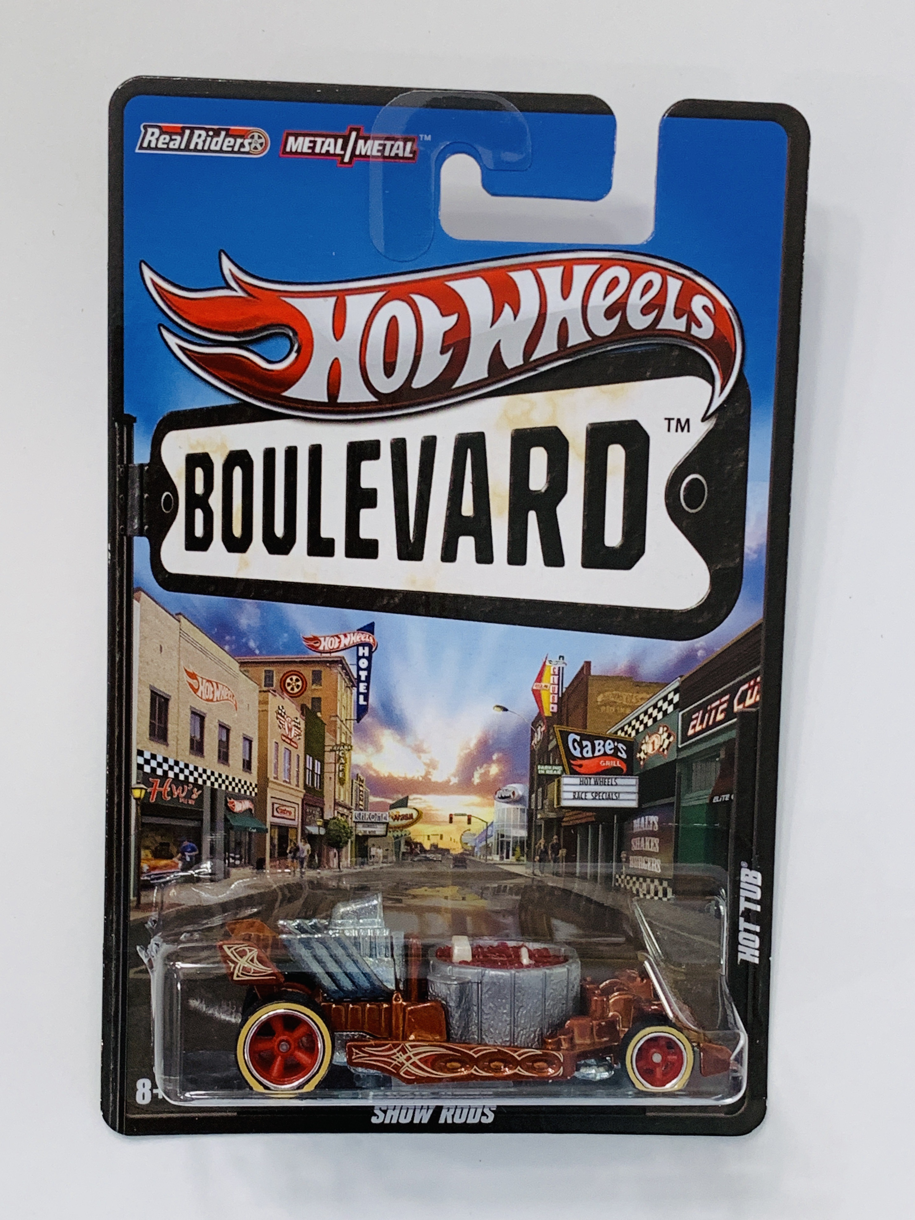 Hot Wheels Boulevard Hot Tub - Cracked Blister