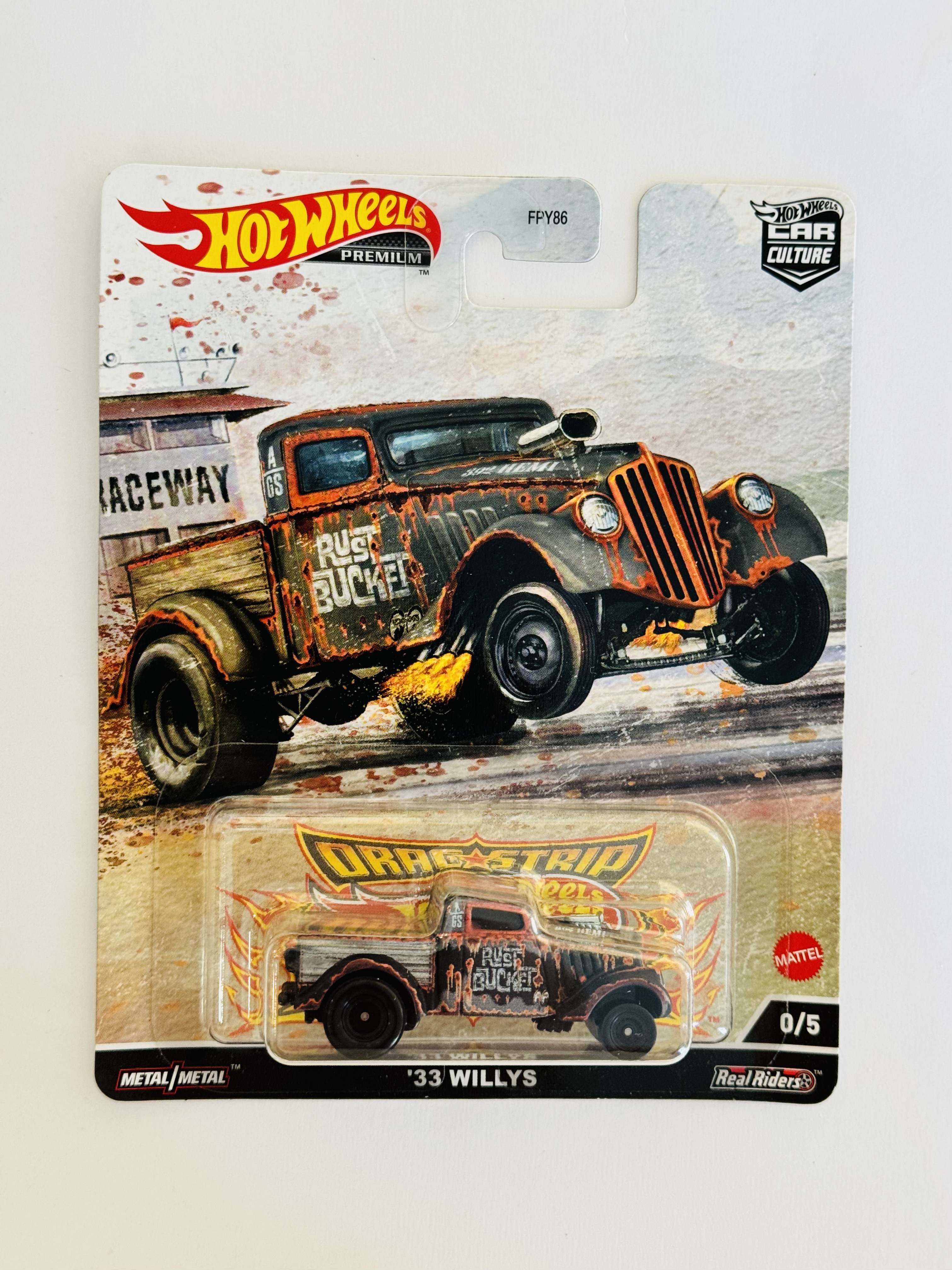 Hot Wheels Premium Drag Strip Demons '33 Willys Chase