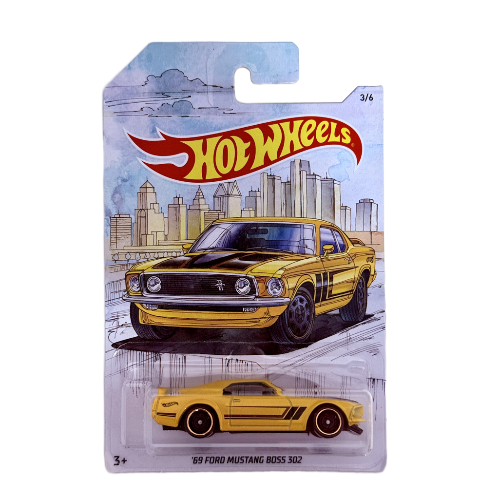 Hot Wheels Detroit Muscle '69 Ford Mustang Boss 302