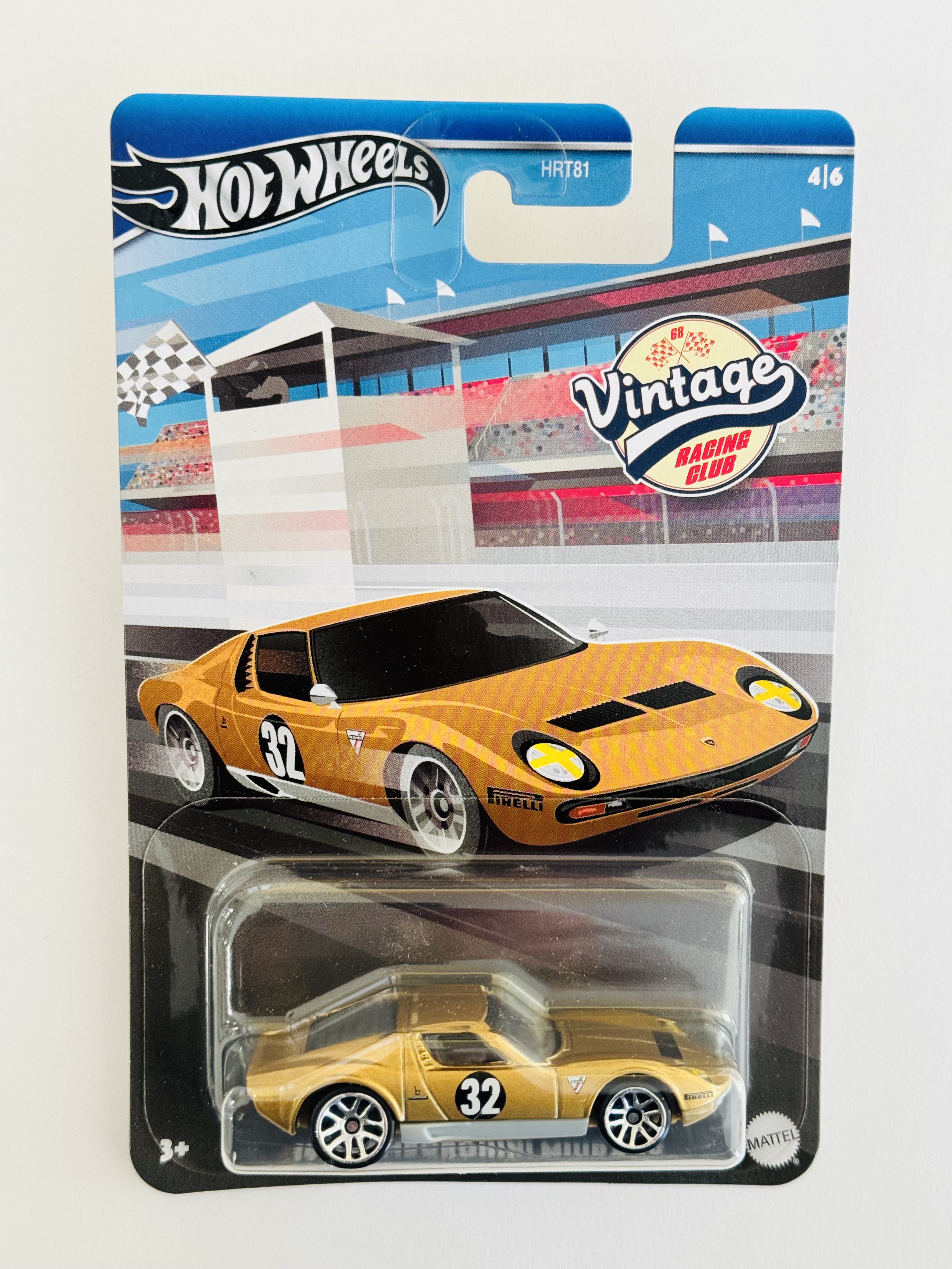 Hot Wheels Vintage Racing Club 1971 Lamborghini Miura SV