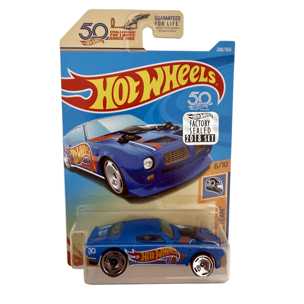 Hot Wheels 2018 50th Anniversary Factory Set Race Team '70 Pontiac Firebird