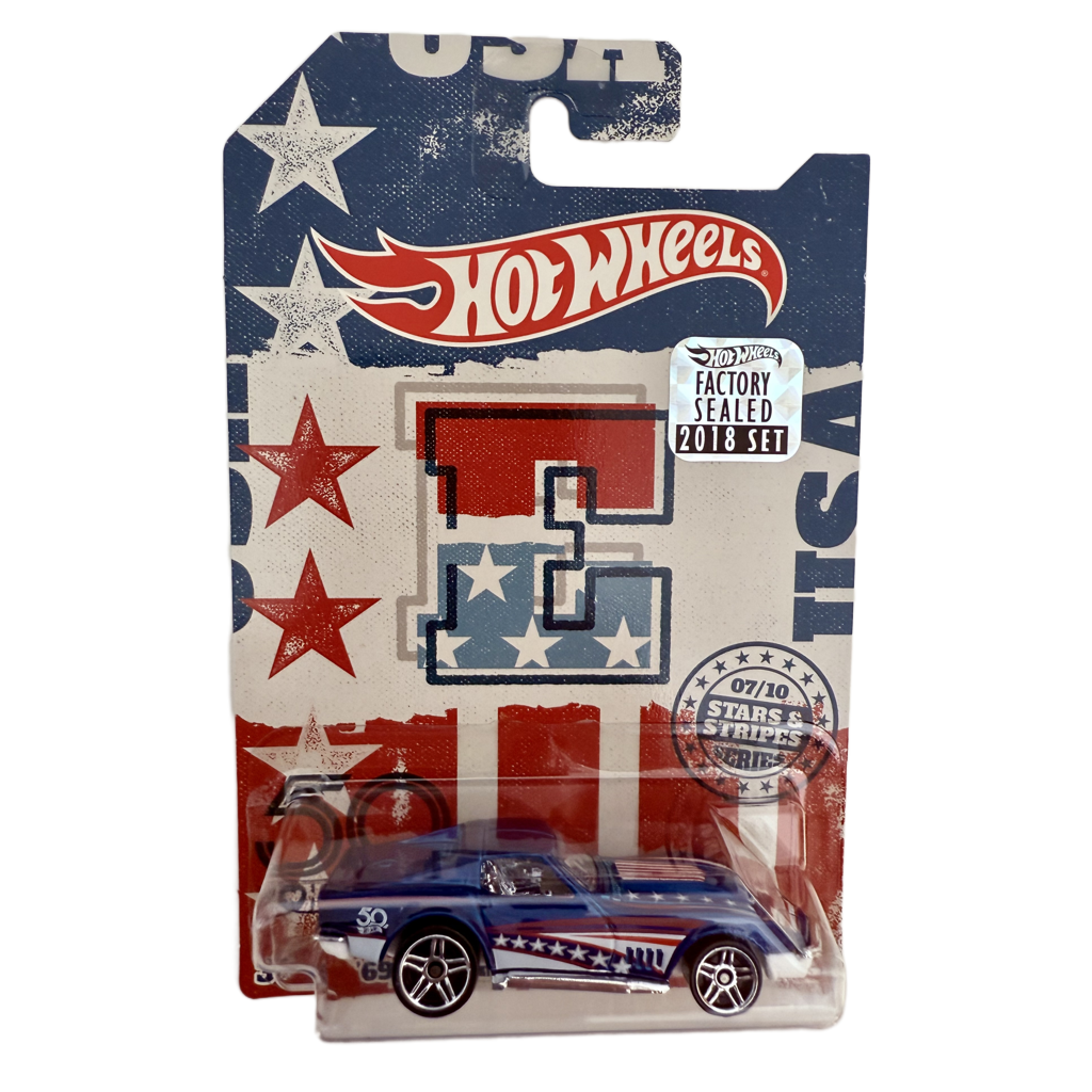 Hot Wheels 2018 50th Anniversary Factory Set Stars & Stripes '69 Chevrolet Corvette
