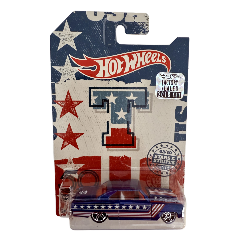 Hot Wheels 2018 50th Anniversary Factory Set Stars & Stripes Chevy Nova