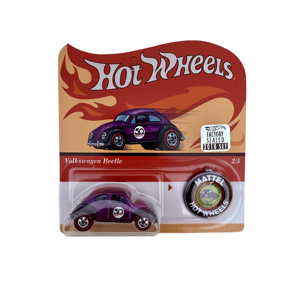Hot Wheels 2018 50th Anniversary Factory Set Volkswagen Beetle