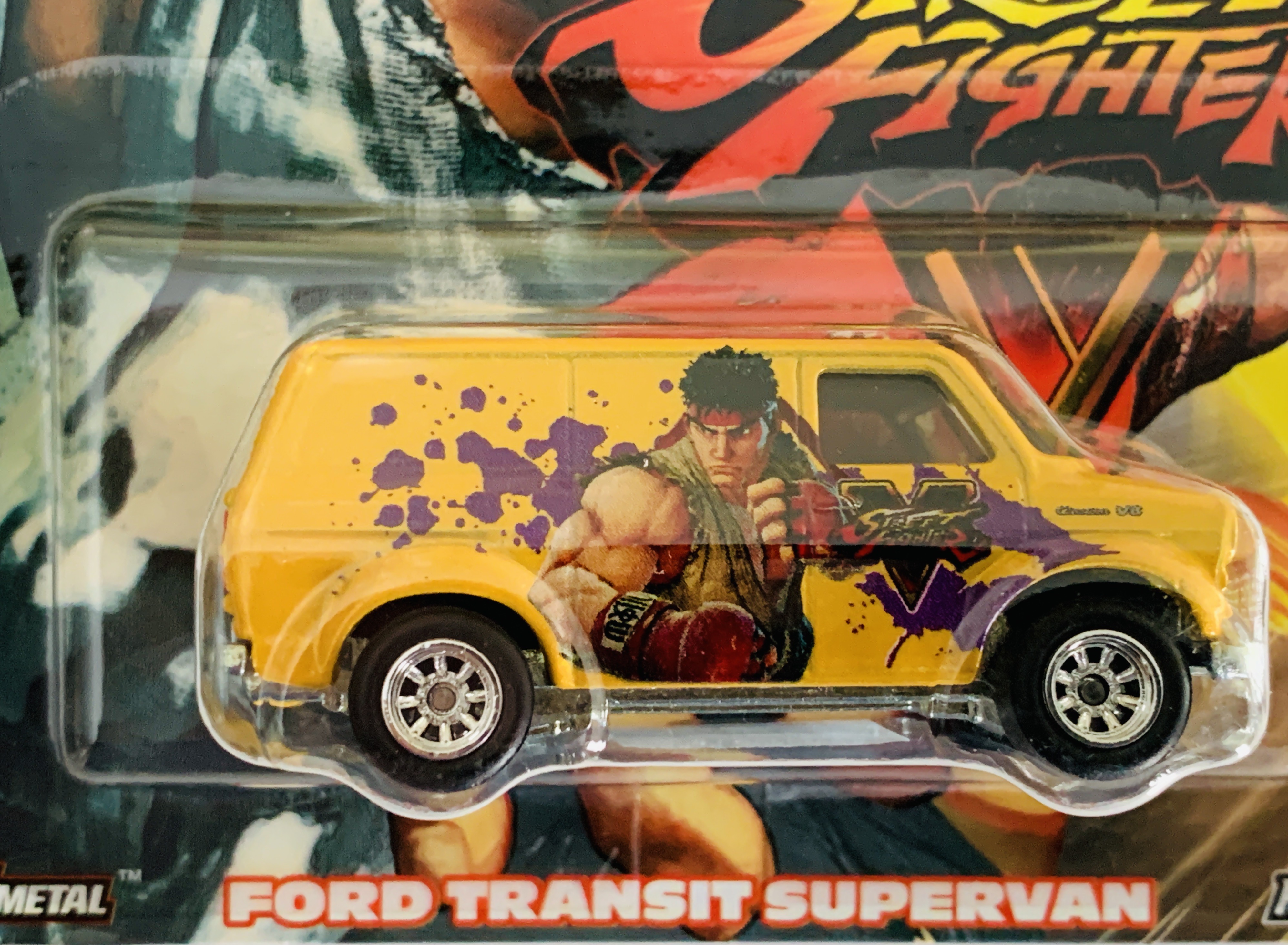 Hot Wheels Capcom Street Fighters Ford Transit Super Van