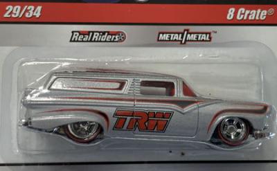 Hot Wheels Slick Rides 8 Crate - Silver 1