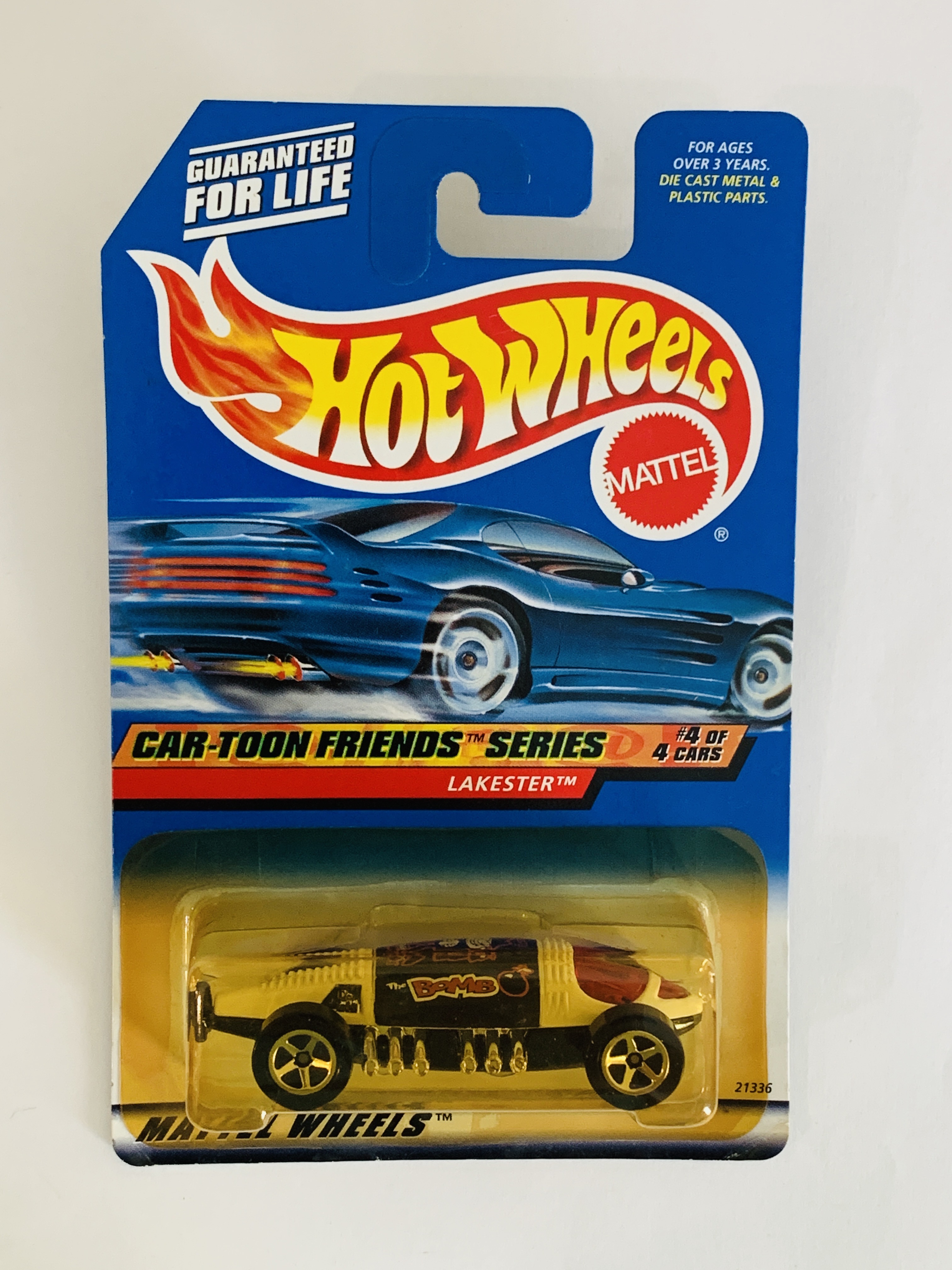 Hot Wheels #988 Lakester - Yellowed Blister