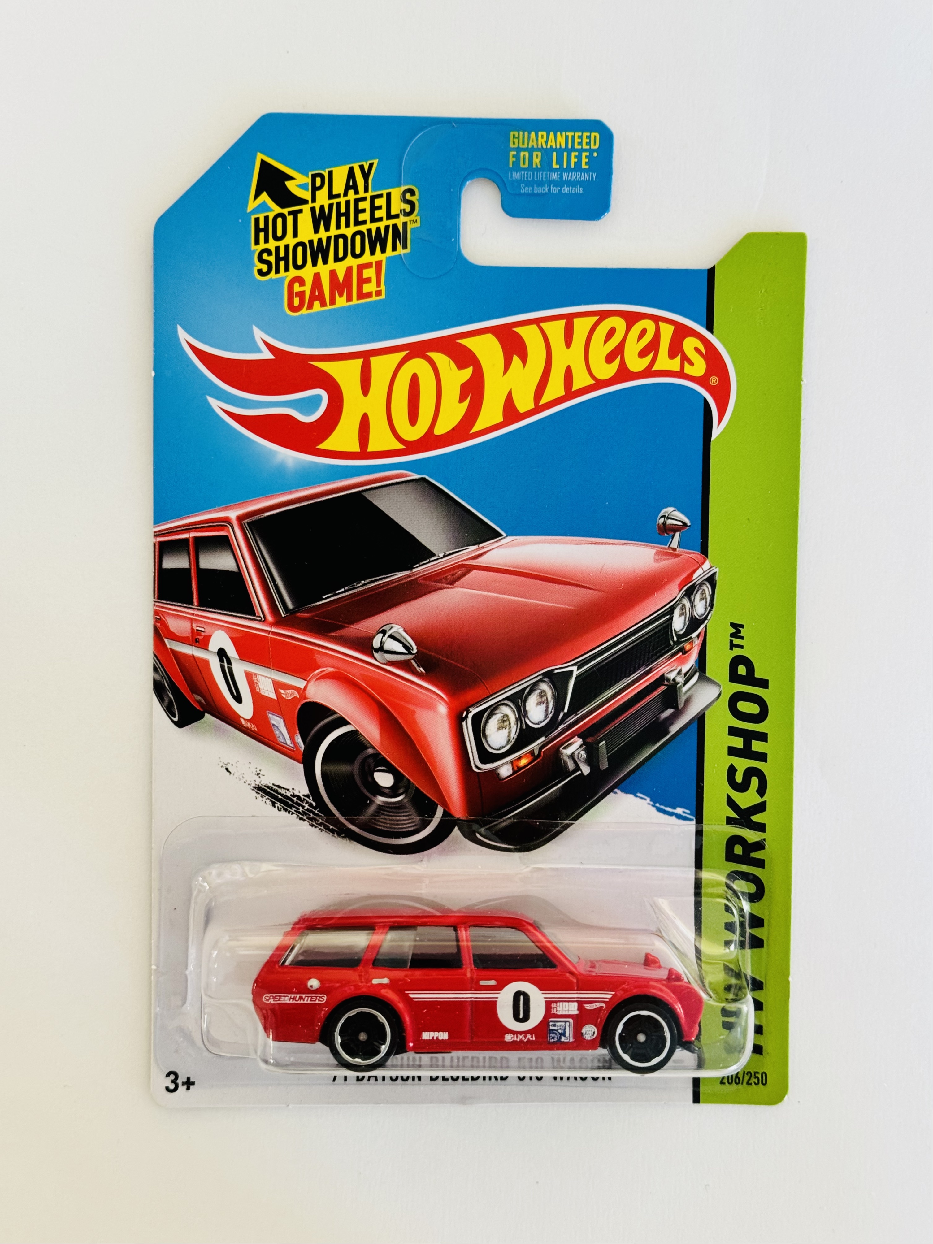 Hot Wheels #206 '71 Datsun Bluebird 510 Wagon