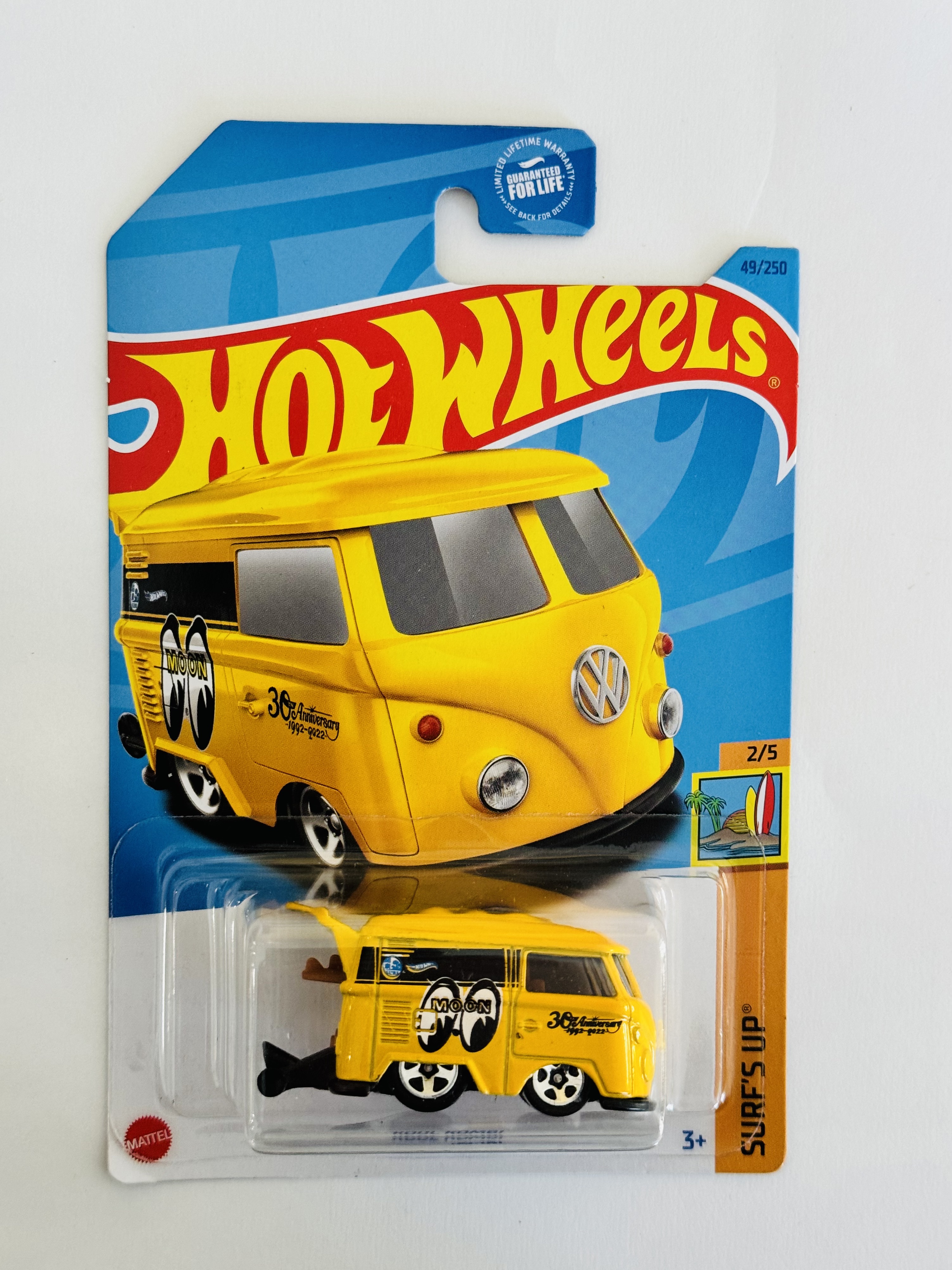 Hot Wheels #49 Mooneyes Kool Kombi - Yellow