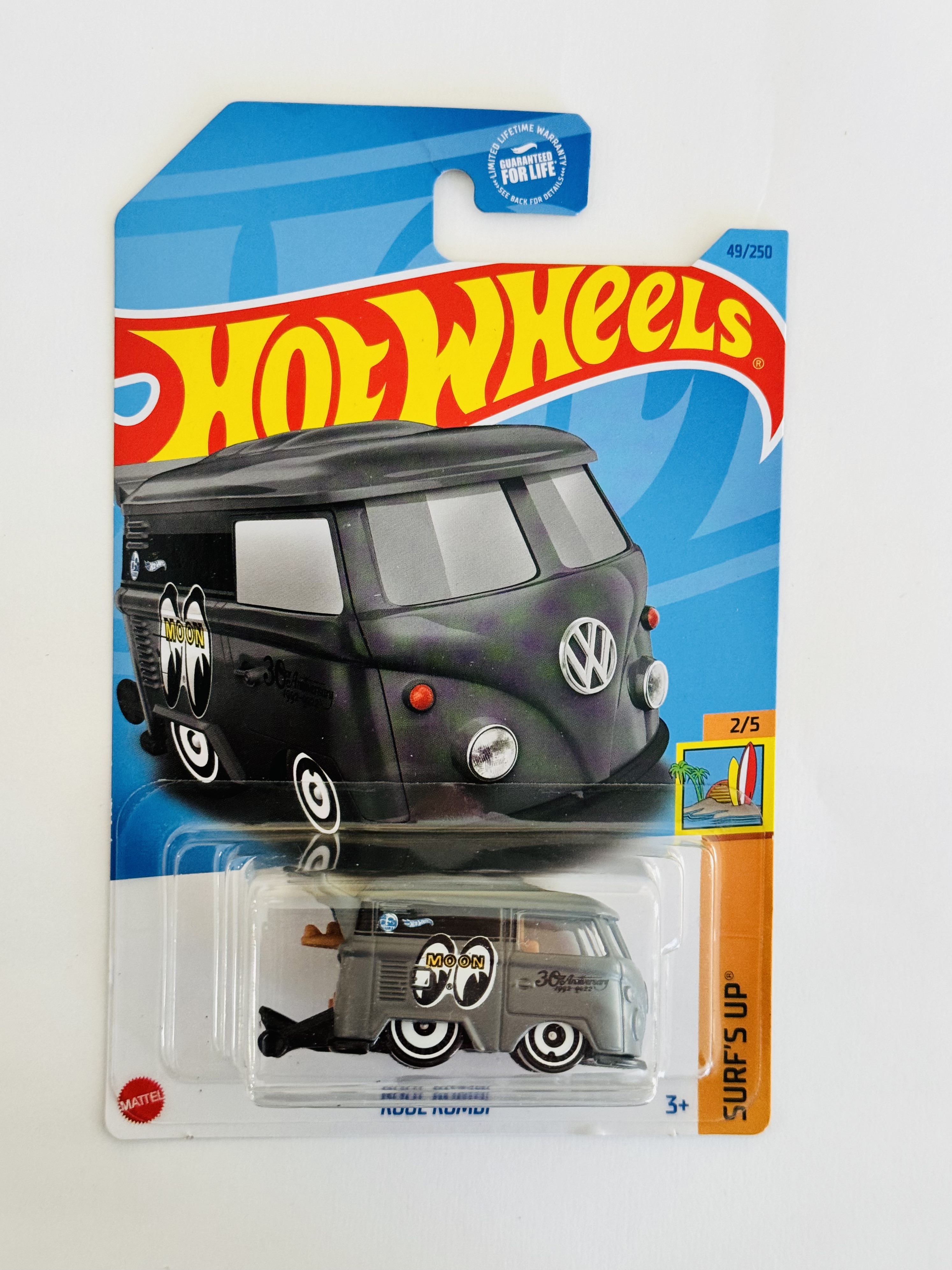 Hot Wheels #49 Mooneyes Kool Kombi - Grey