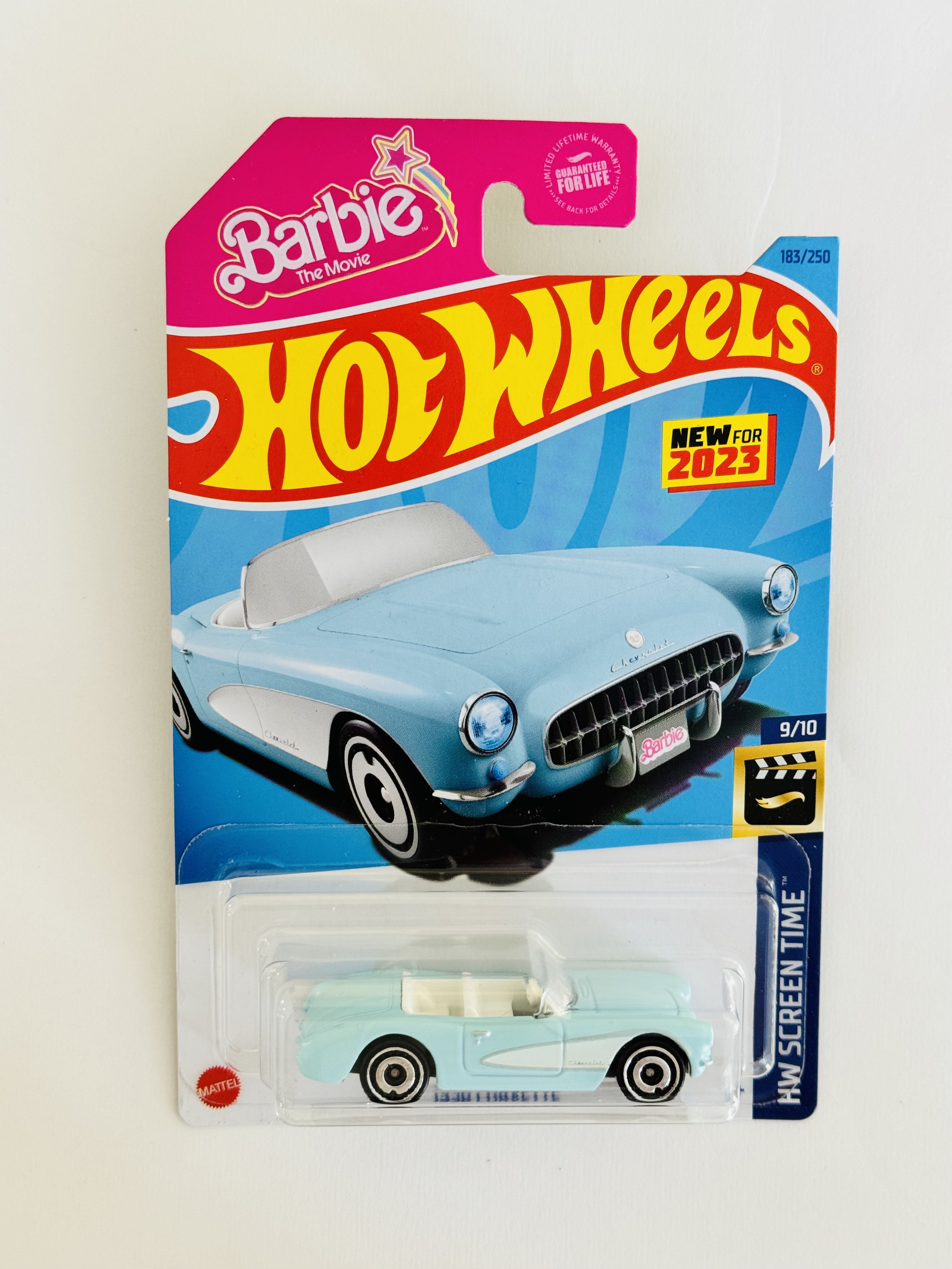 Hot Wheels #183 Barbie The Movie 1956 Corvette