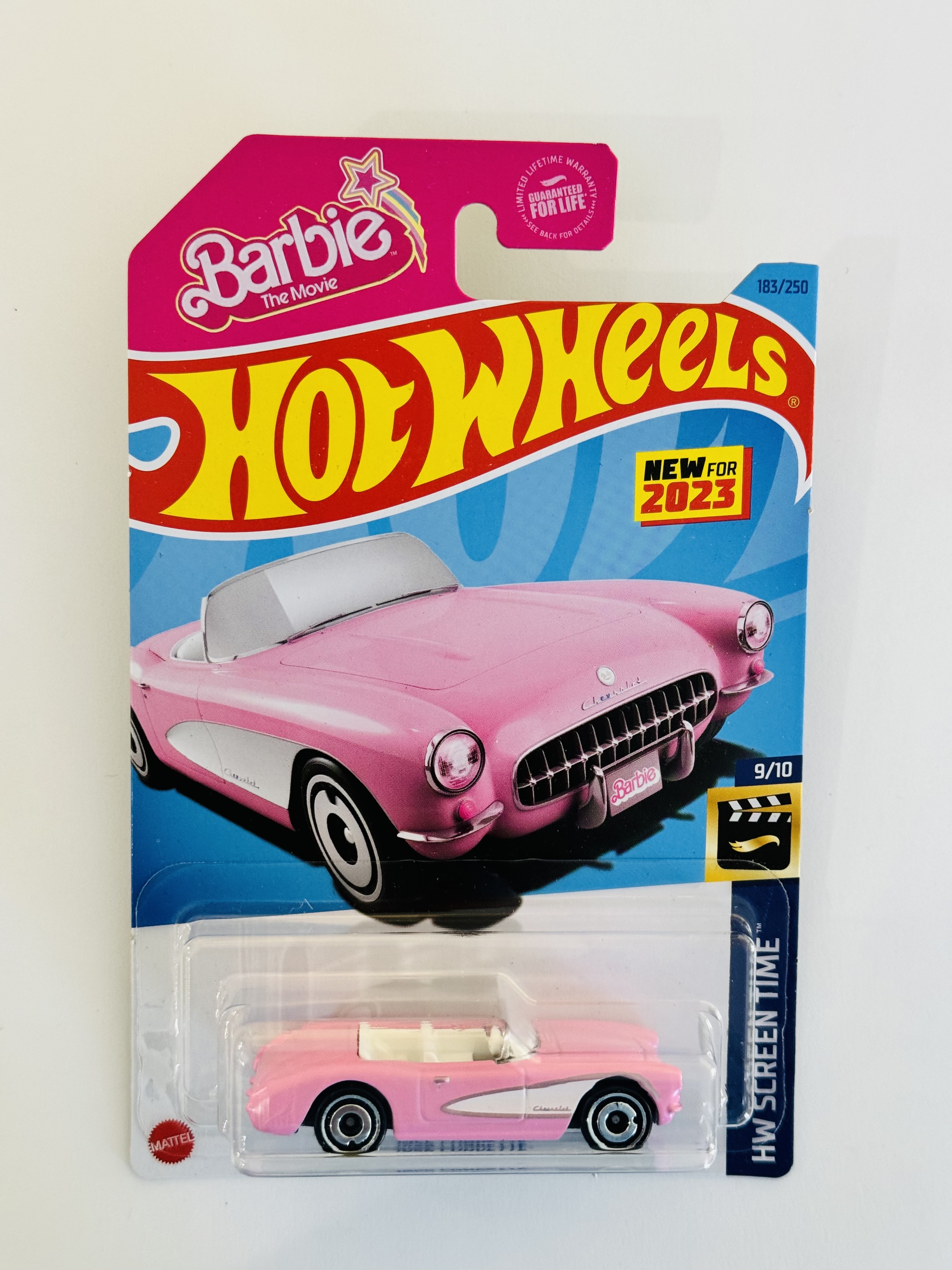 Hot Wheels #183 Barbie The Movie 1956 Corvette