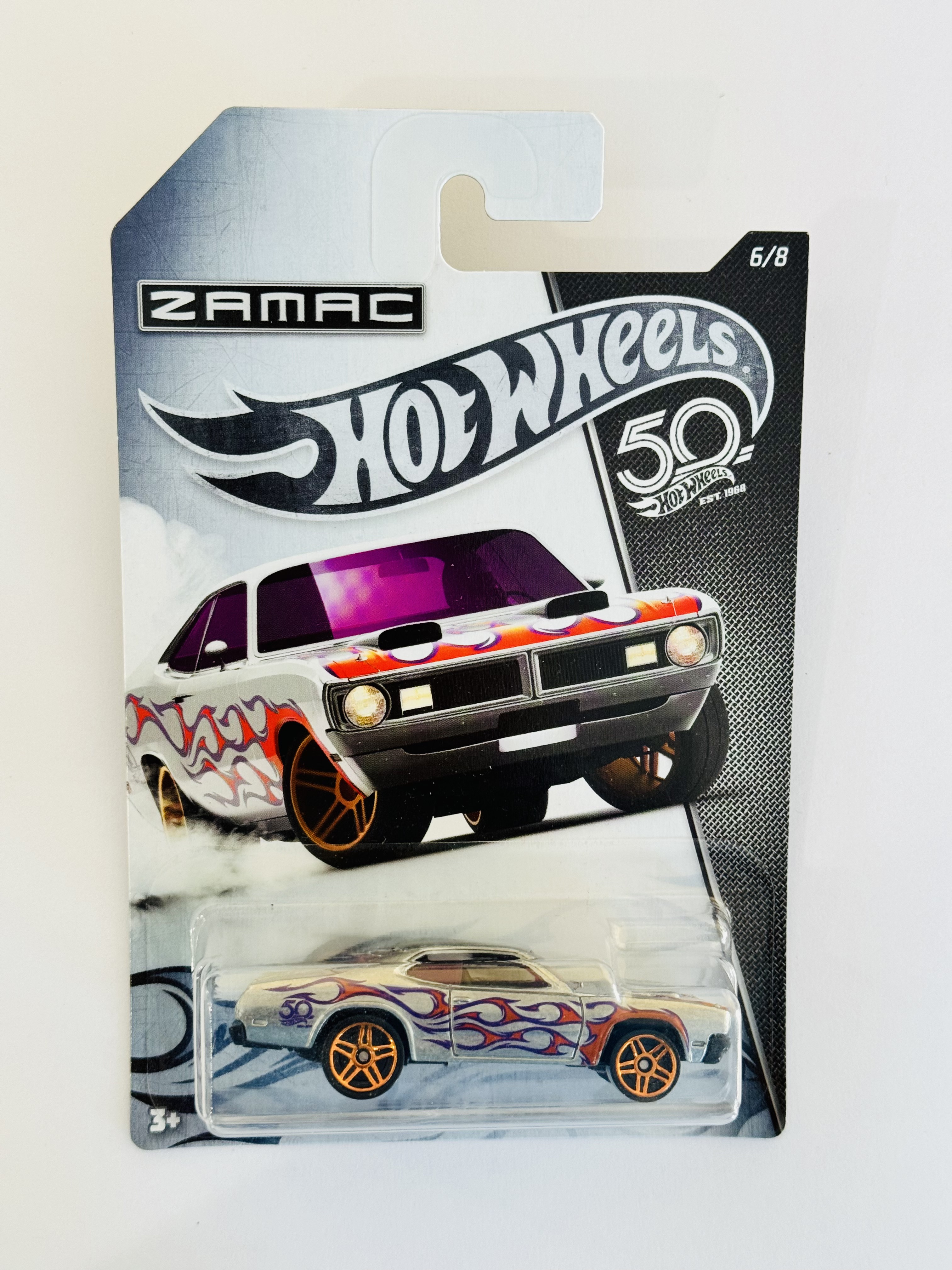 Hot Wheels 50th Anniversary '71 Dodge Demon ZAMAC