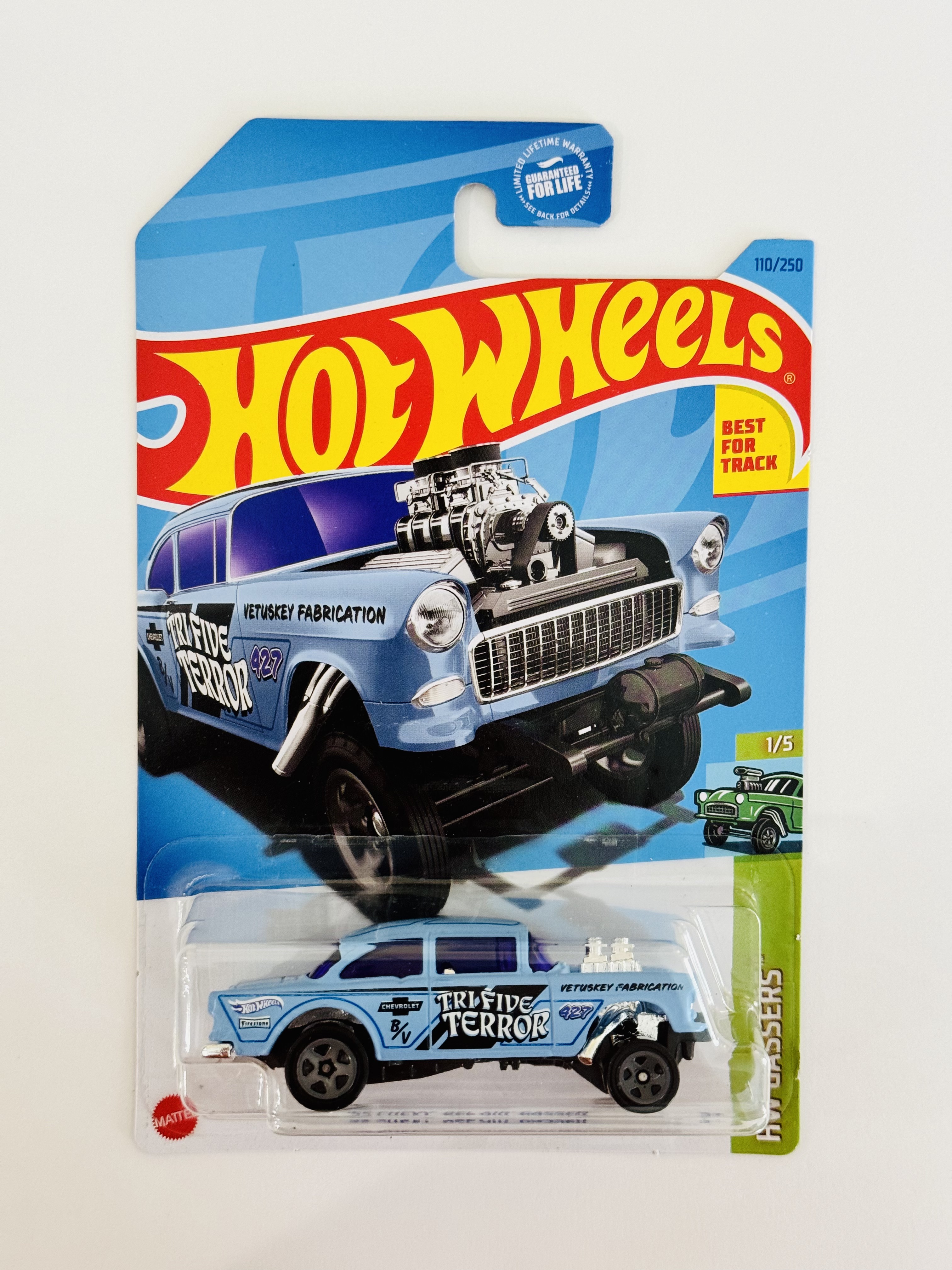 Hot Wheels #110 '55 Chevy Bel Air Gasser