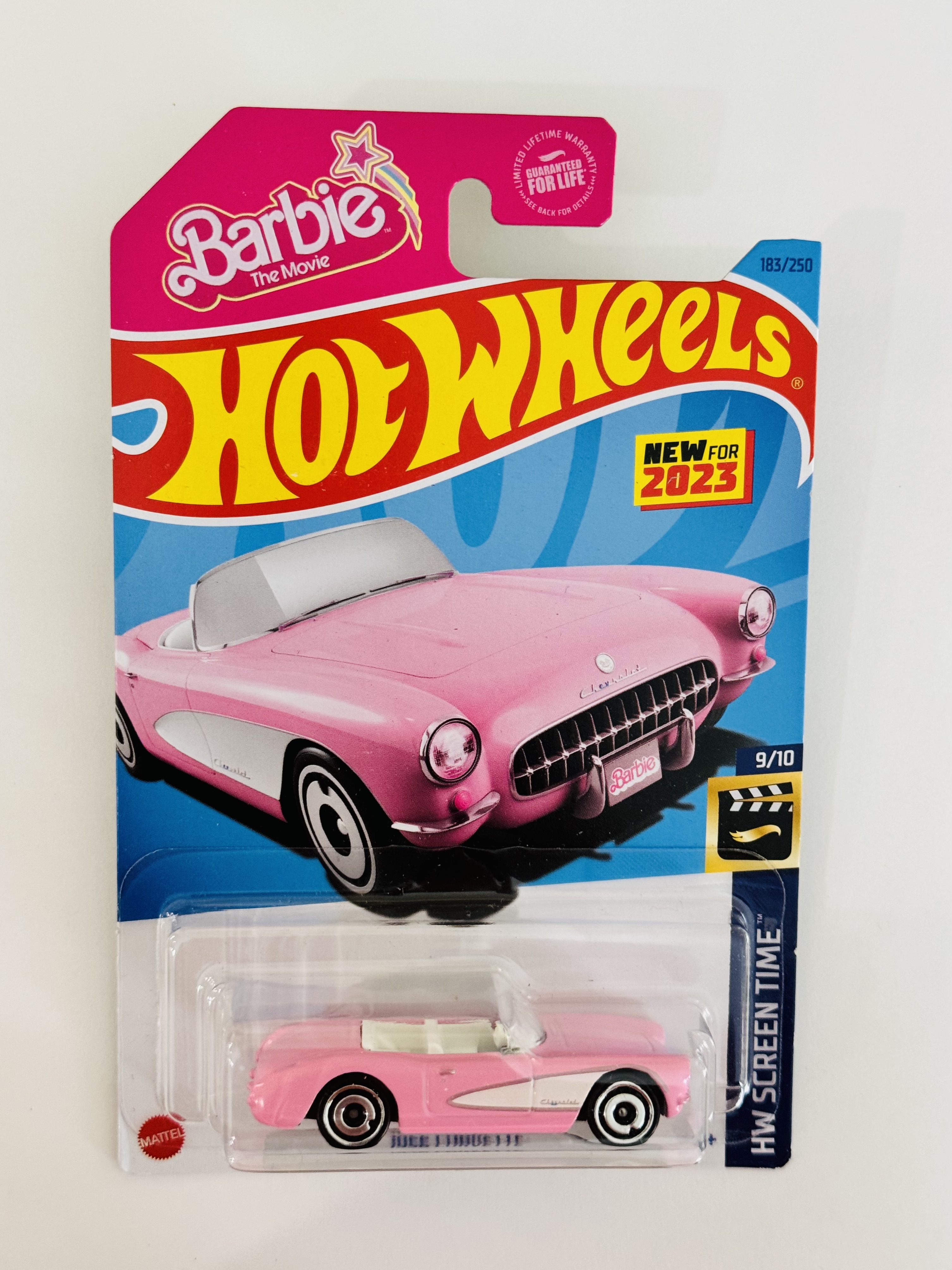 Hot Wheels #183 Barbie The Movie 1956 Corvette