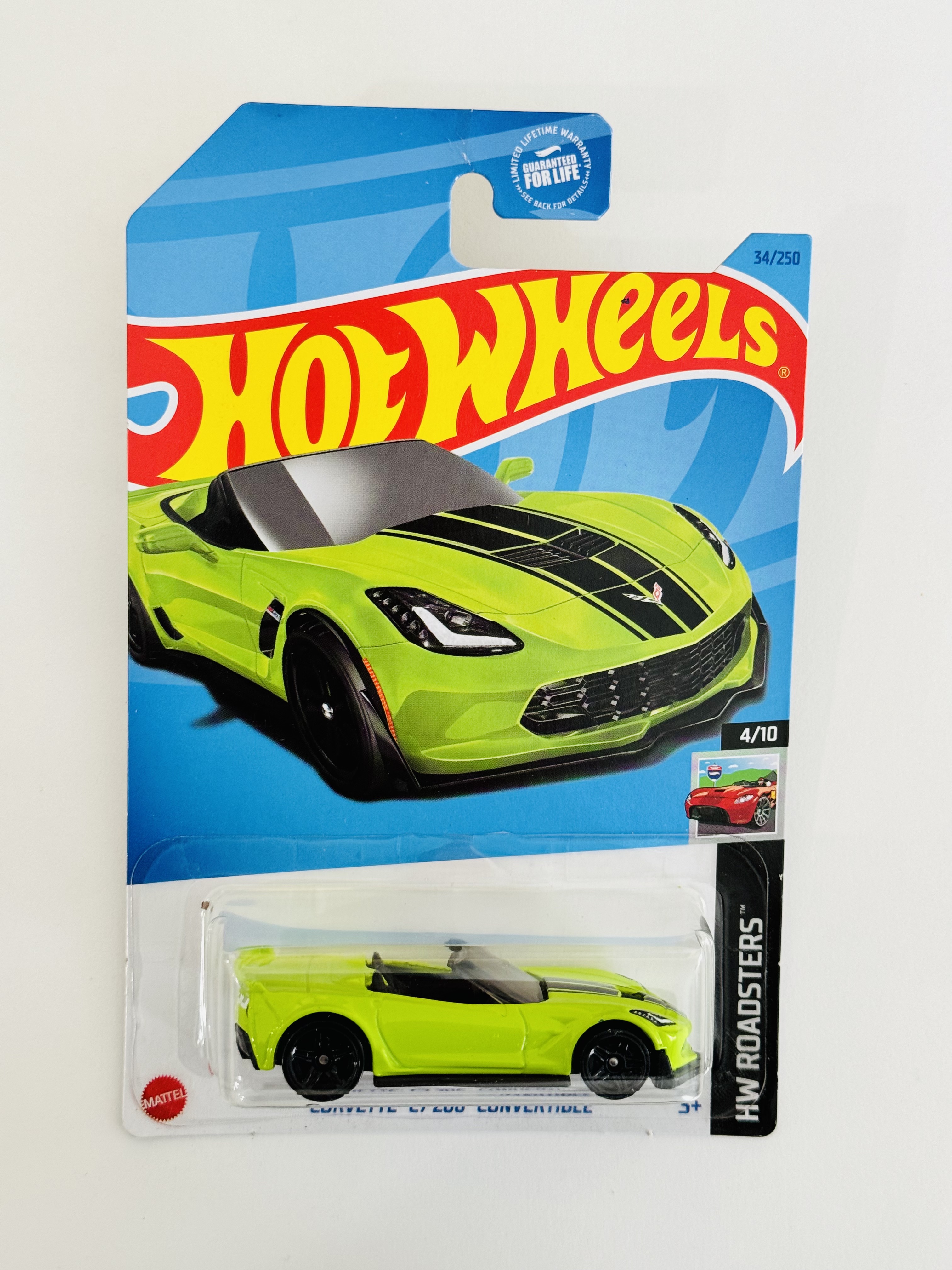 Hot Wheels #34 Corvette C7 Z06 Convertible