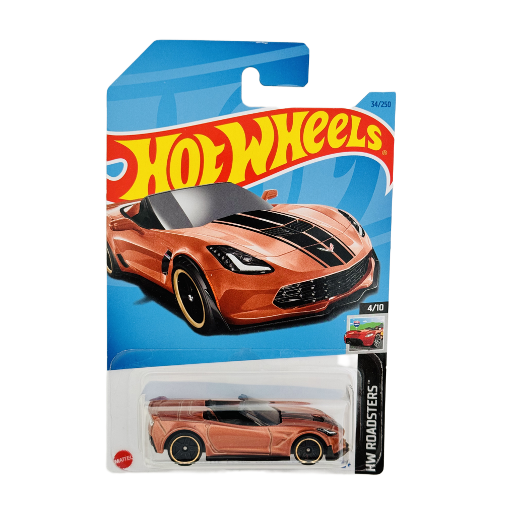 Hot Wheels #34 Corvette C7 Z06 Convertible