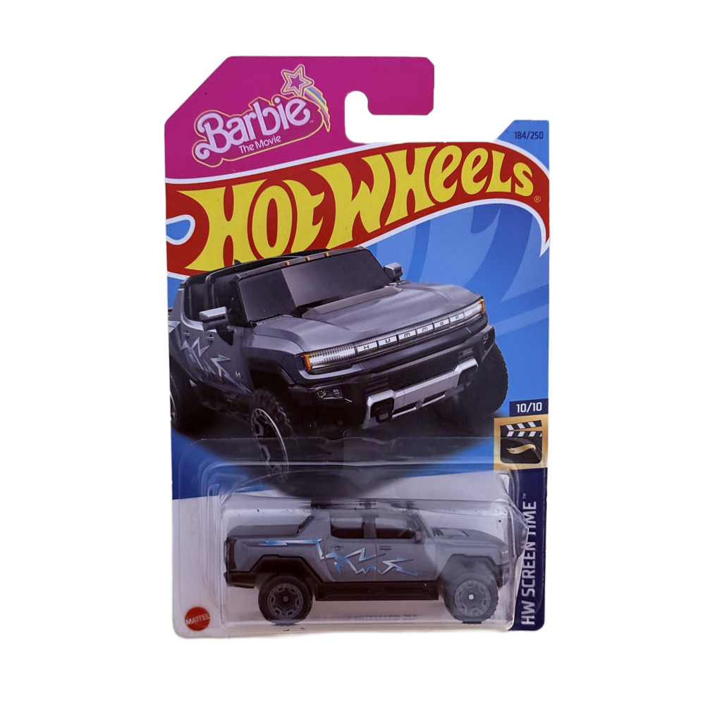 Hot Wheels #184 Barbie The Movie 2024 GMC Hummer EV - Bent Blister