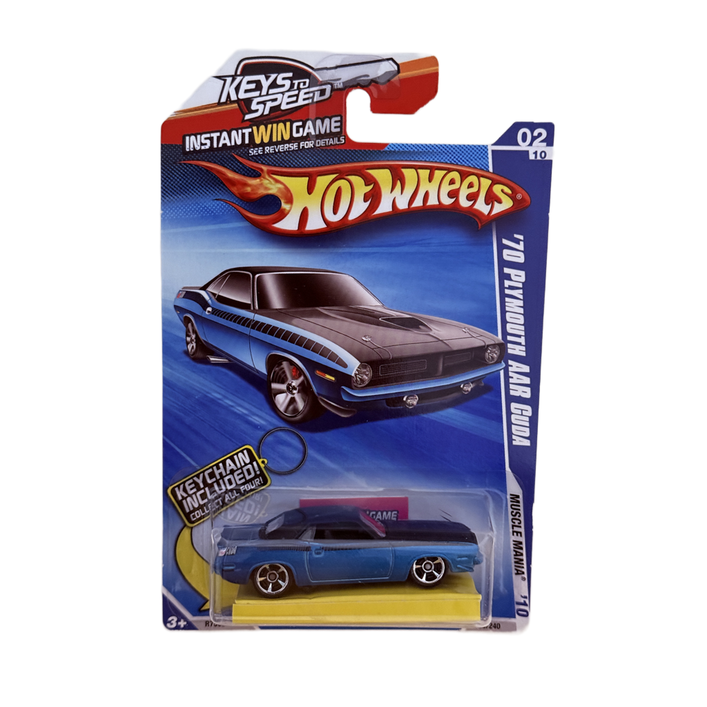 Hot Wheels #080 '70 Plymouth AAR Cuda - Keys To Speed