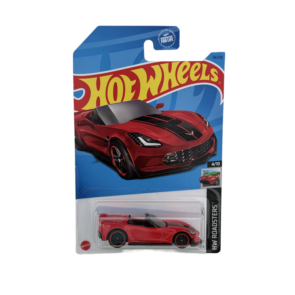 Hot Wheels #34 Corvette C7 Z06 Convertible