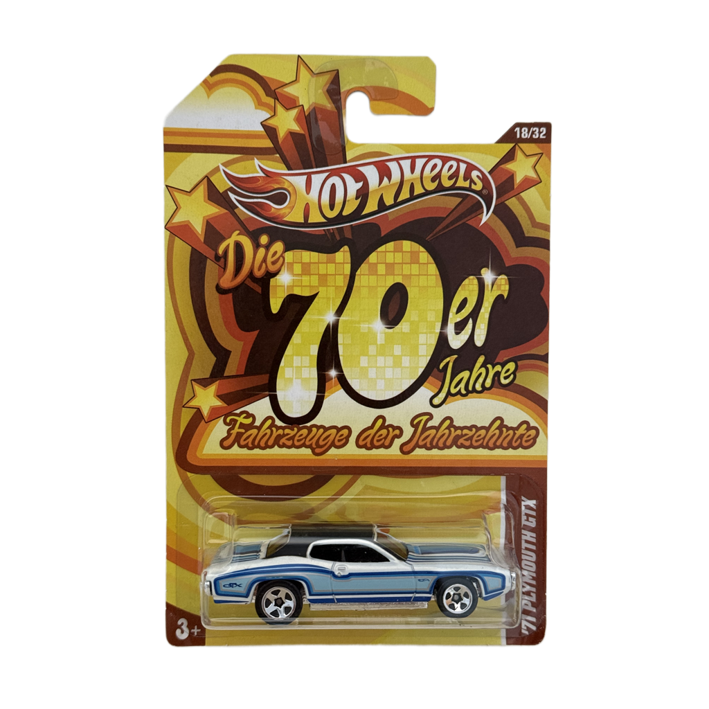 Hot Wheels Cars Of The Decades '71 Plymouth GTX