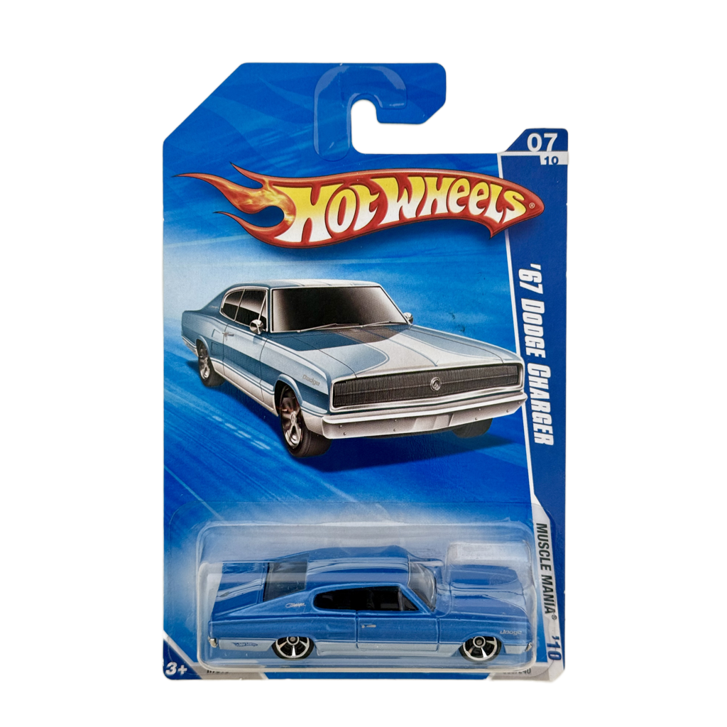 Hot Wheels #085 '67 Dodge Charger - Blue