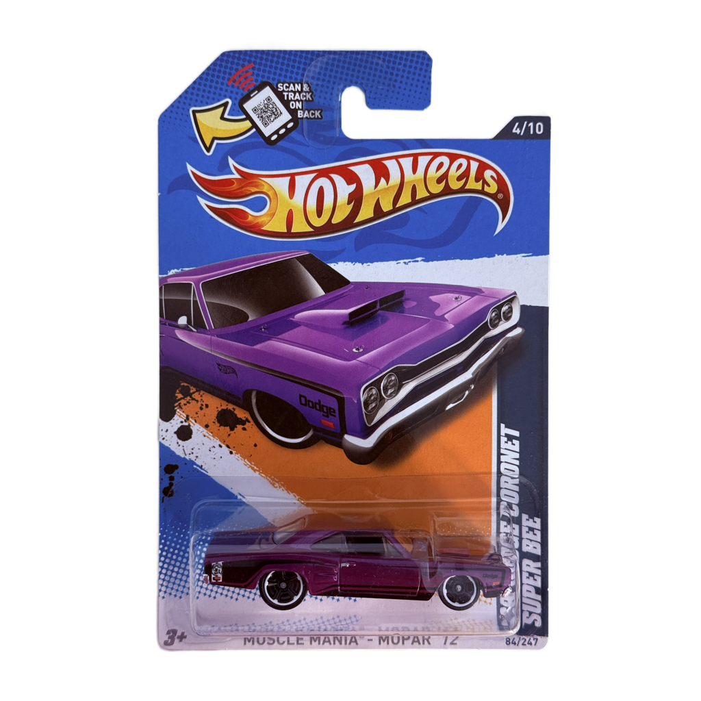 Hot Wheels #84 '69 Dodge Coronet Super Bee