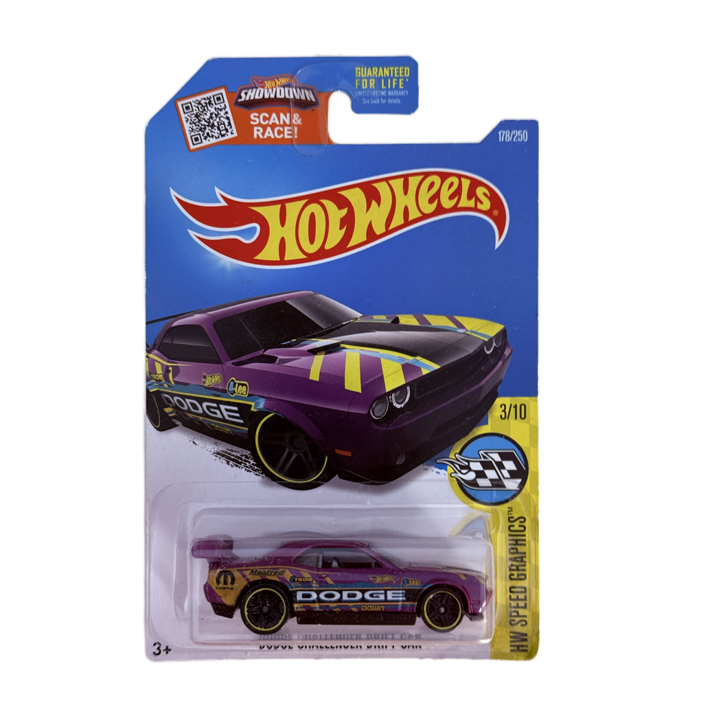 Hot Wheels #178 Dodge Challenger Drift Car