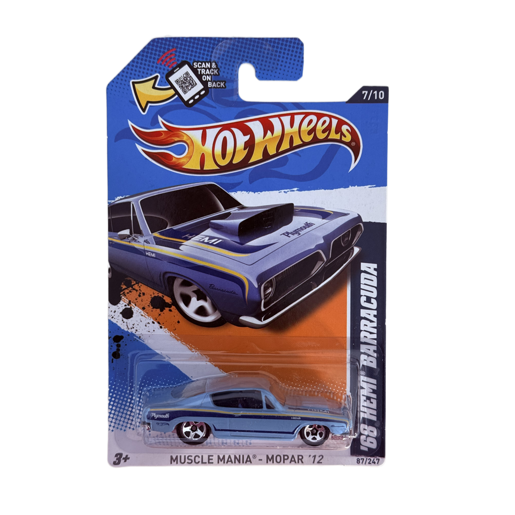 Hot Wheels #87 '68 HEMI Barracuda