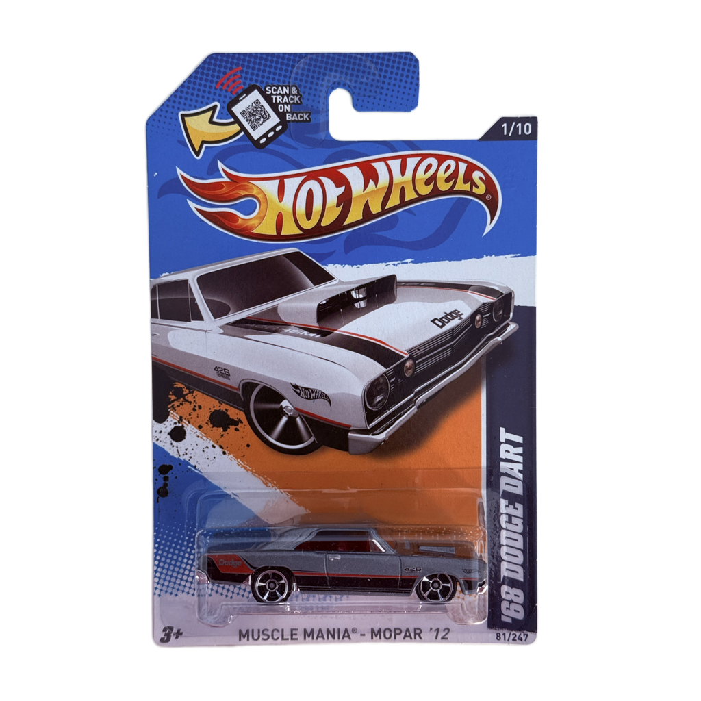 Hot Wheels #81 '68 Dodge Dart - Kmart Exclusive