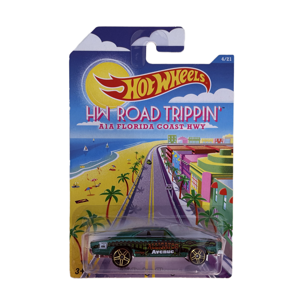 Hot Wheels HW Road Trippin' '69 Dodge Charger - Bent Blister